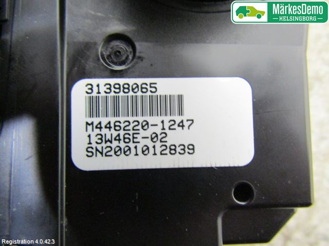 Volvo XC70 14-16 Varme Ac Betjening-Display