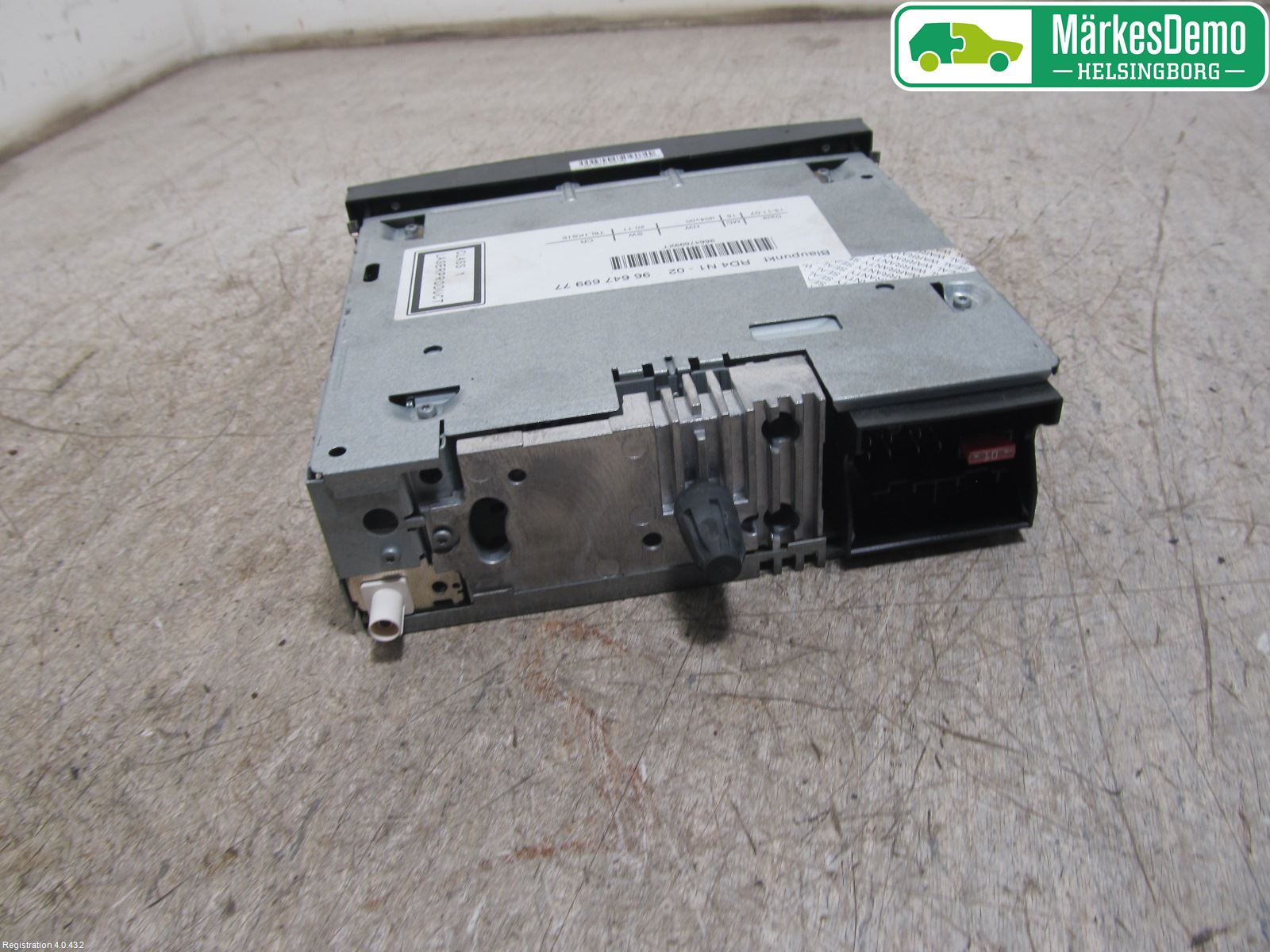 Peugeot 307     05-08 Stereo Radio Med Cd