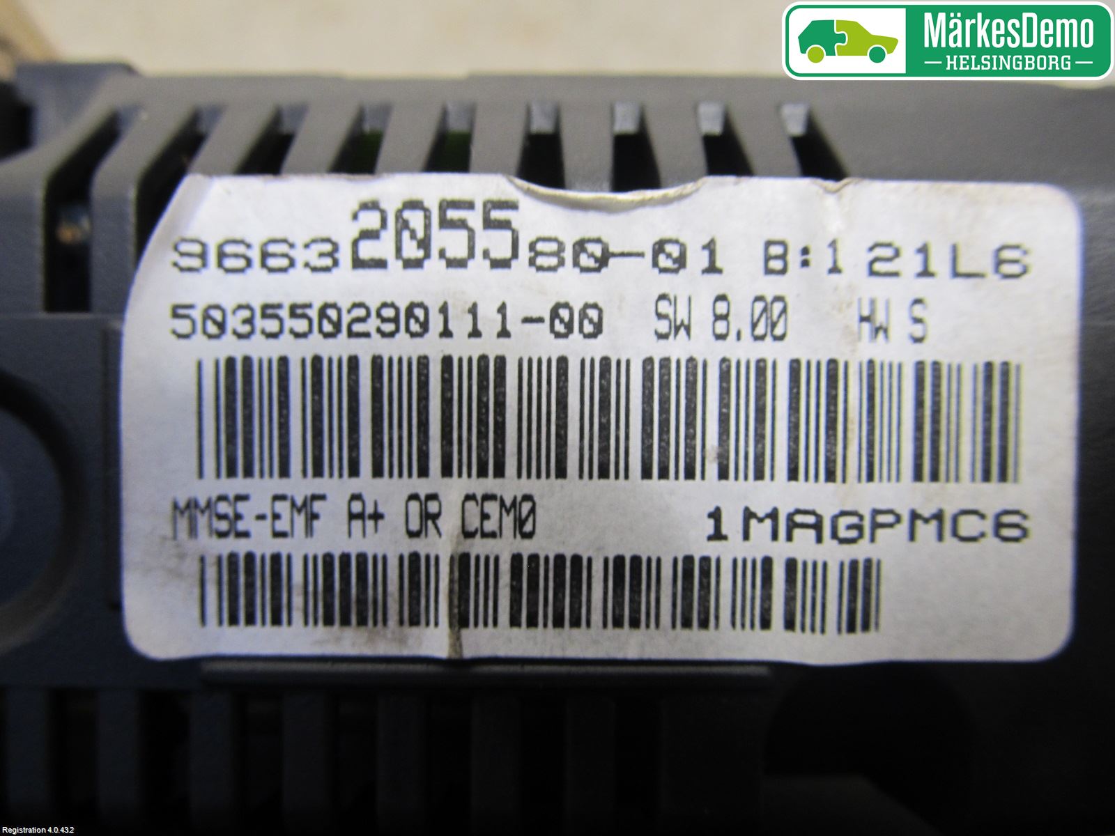 Peugeot 207 Kjørecomputer