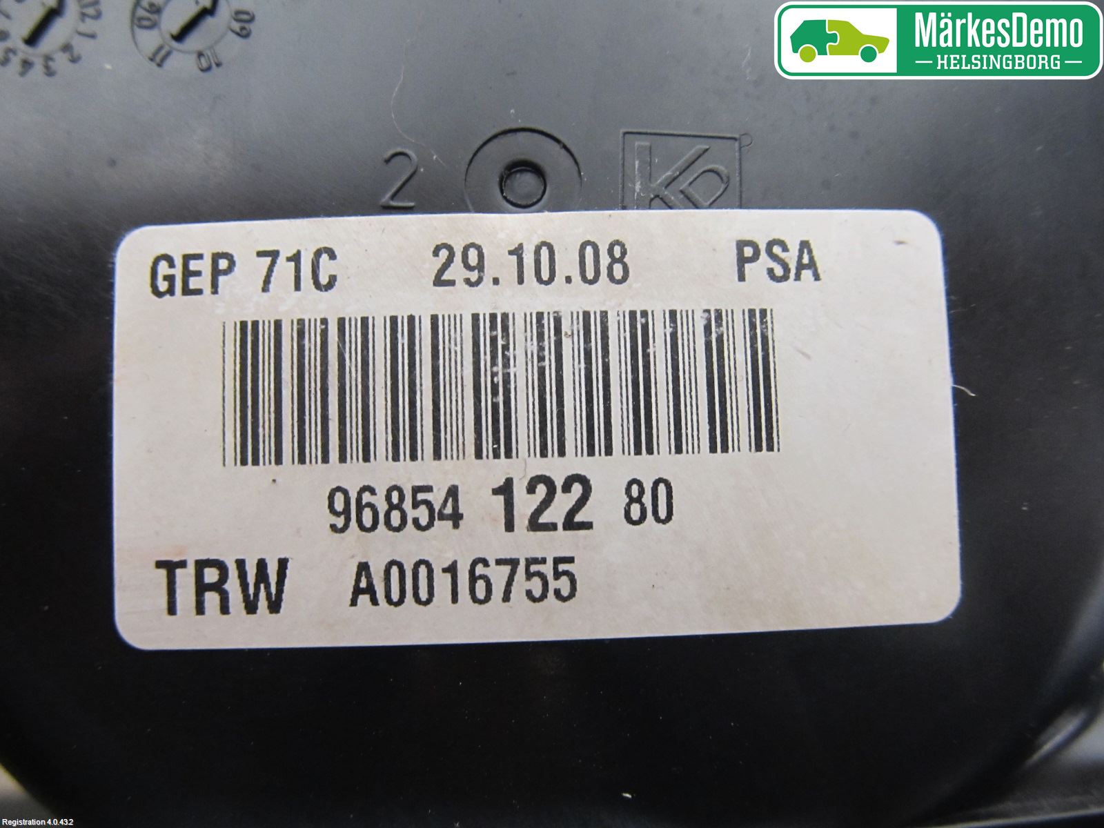 Citroen C5 08-17 Servostyring Eletrisk Pumpe