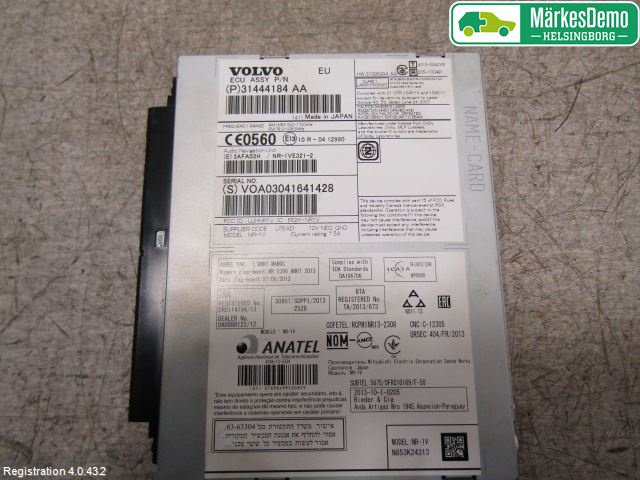 Volvo XC60 14-17 Stereo Radio Med Cd