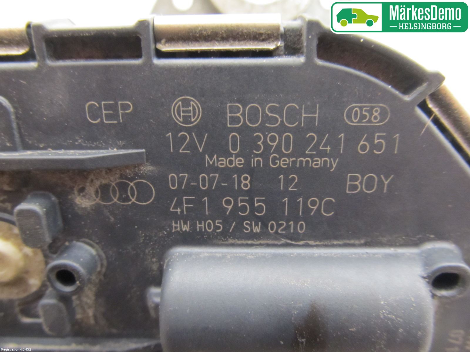 Audi A6/S6     05-11 Viskermotor Frontrute