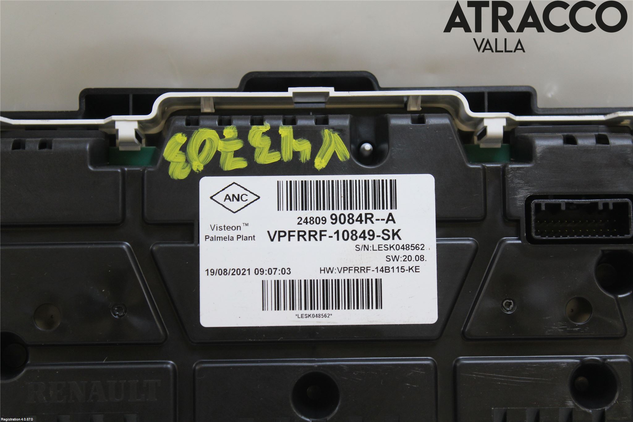 Renault TRAFIC/E-TECH 15- Instr Kombinert