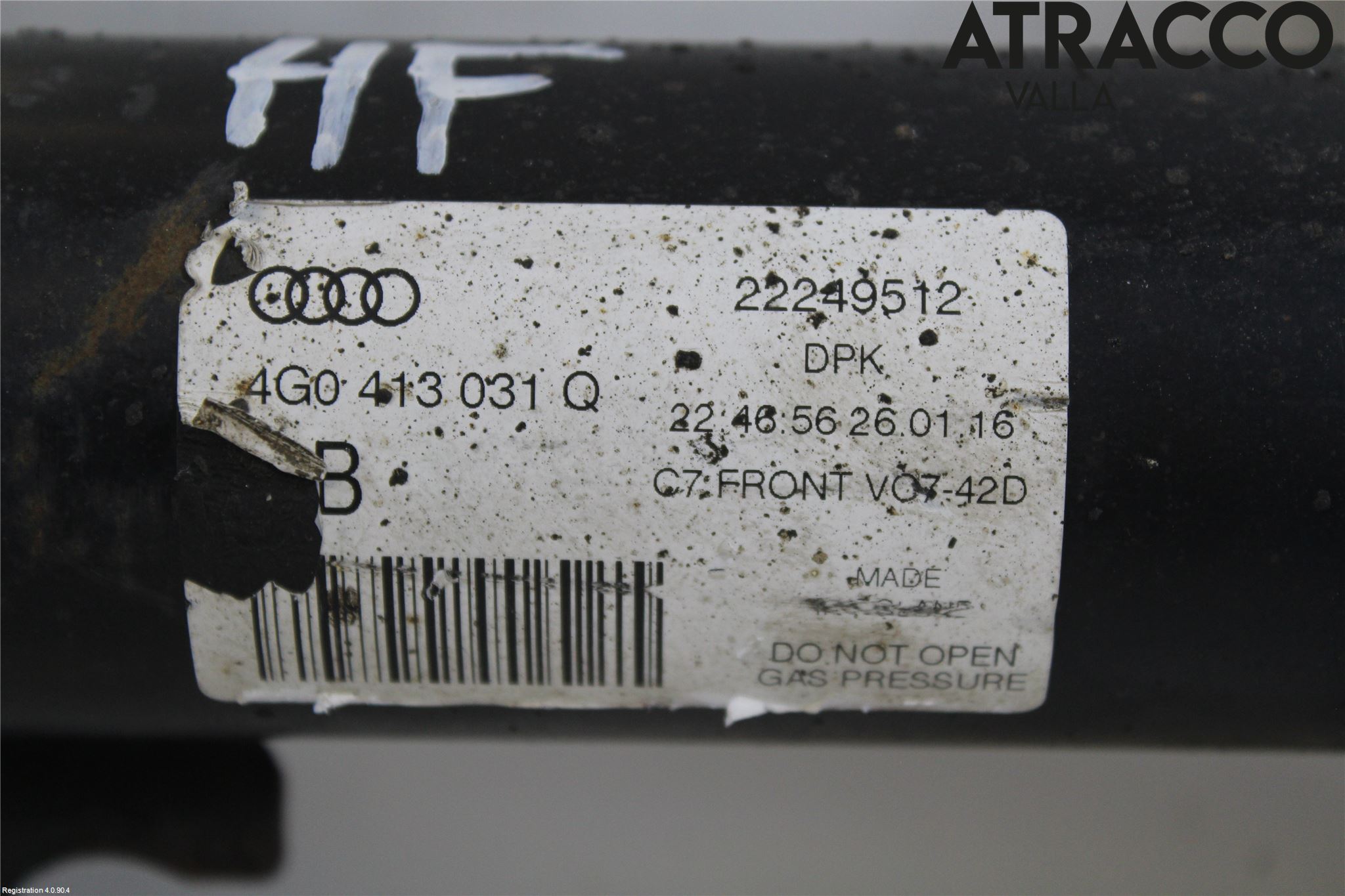 Audi A6/S6 4G 11-18 Fjærbein Foran Høyre