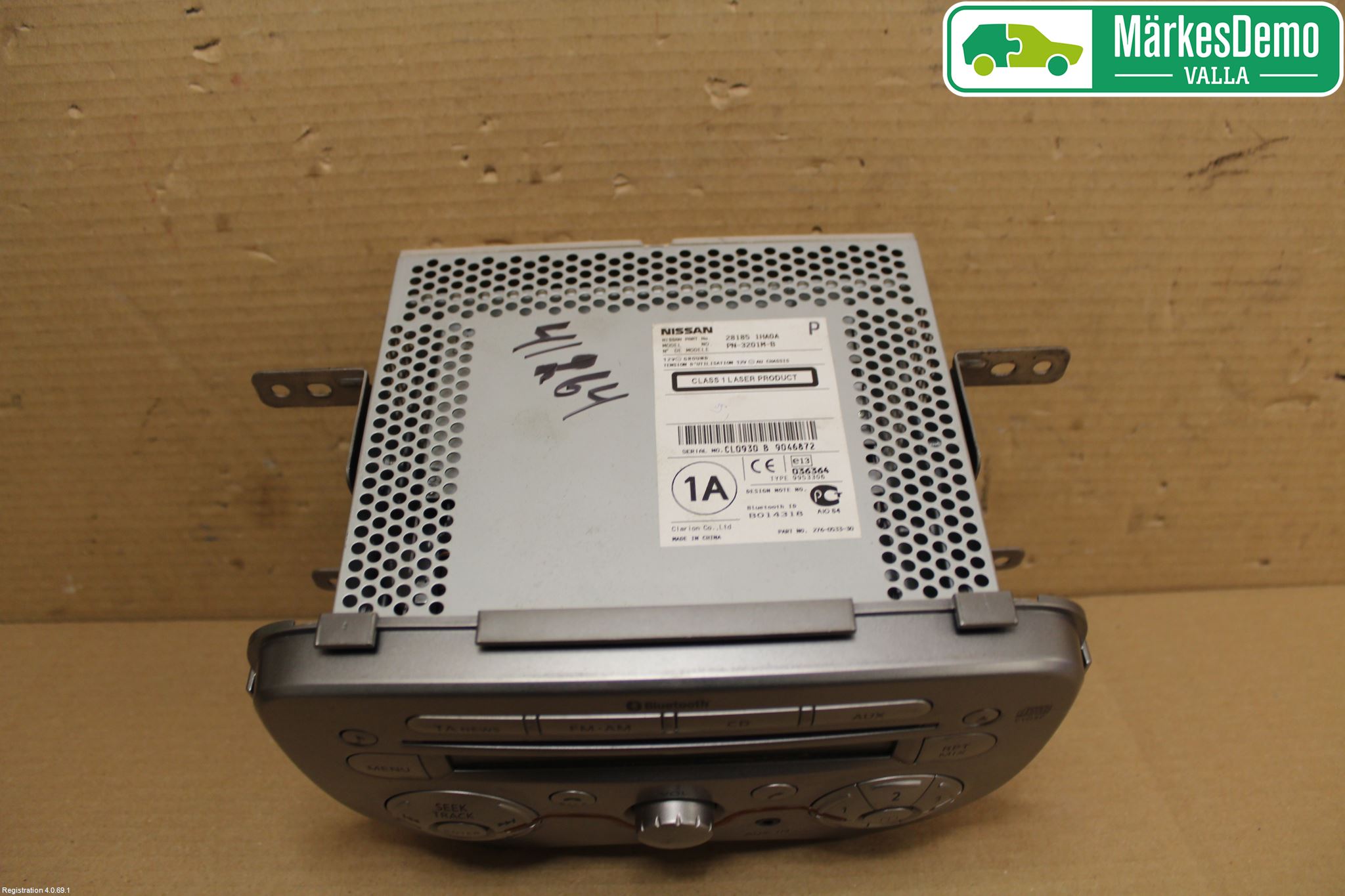Nissan MICRA 11-16 Stereo Radio Med Cd