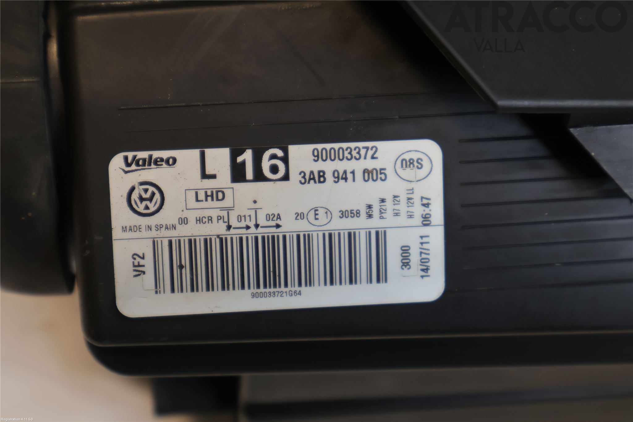 Volkswagen VW PASSAT 11-14 Frontlykt Venstre