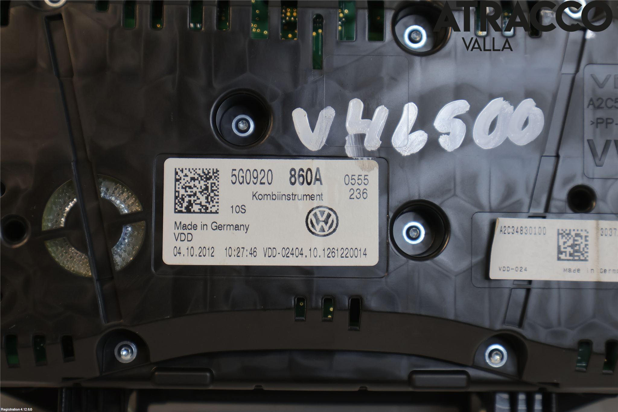 Volkswagen VW GOLF / E-GOLF VII 13-20 Instr Kombinert