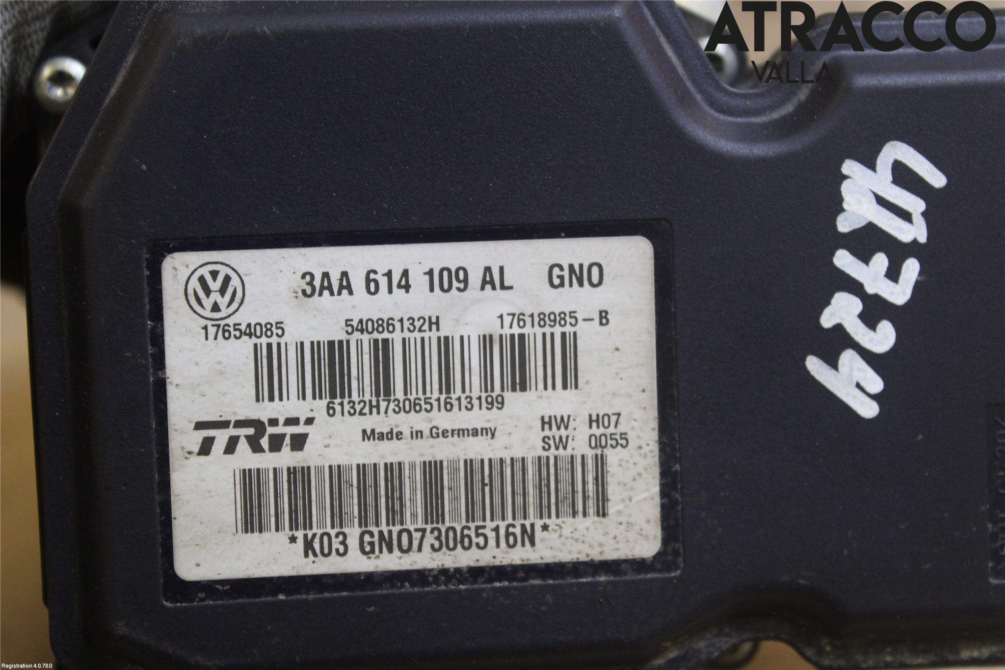 Volkswagen VW PASSAT 11-14 Abs Hydraulikkaggregat