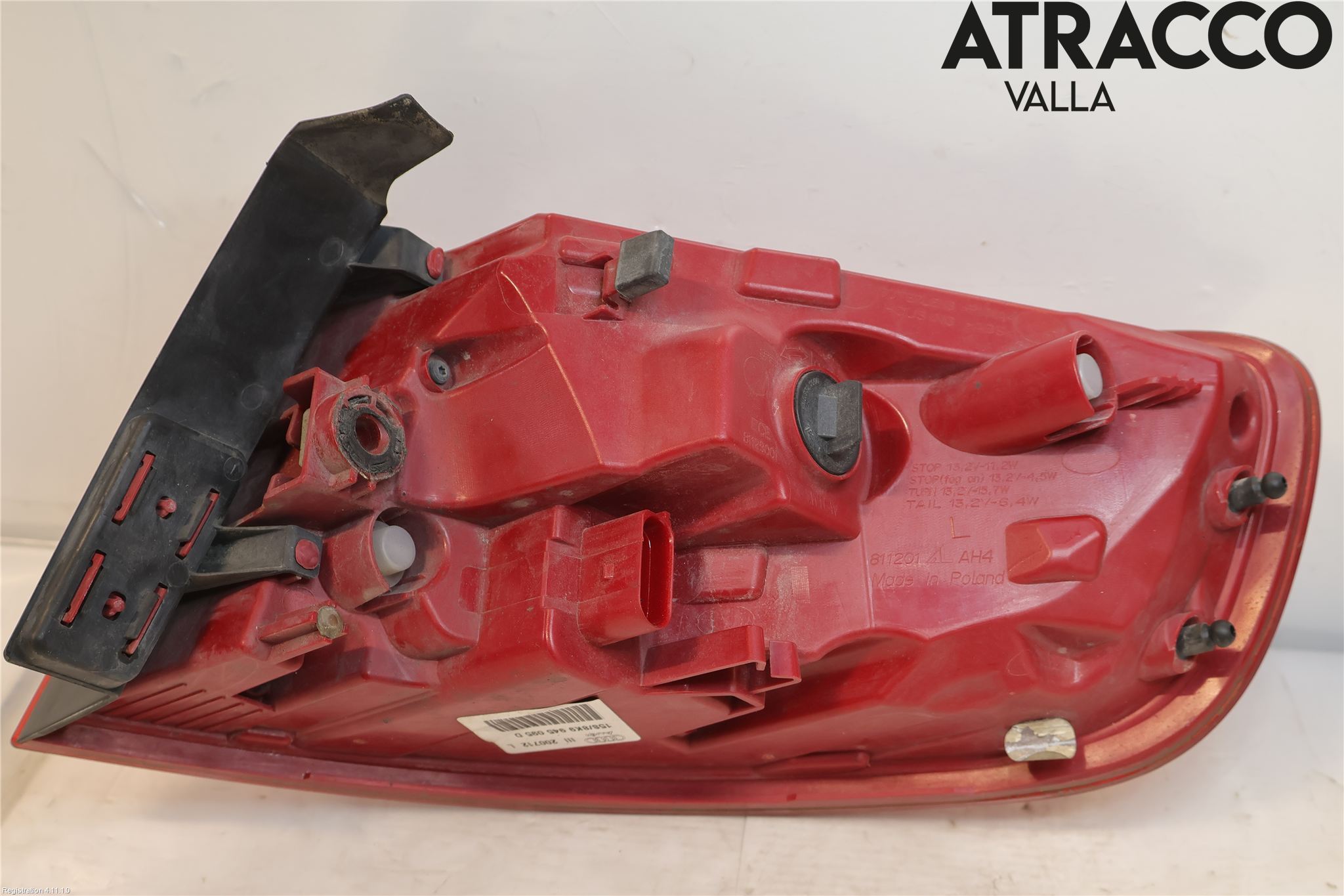 Audi A4 12-15 Baklykt Venstre
