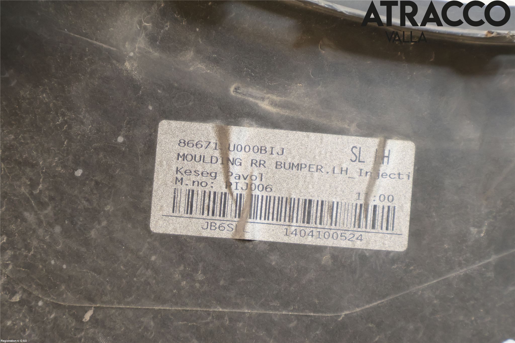 Kia SPORTAGE (SL) 11-15 Støtfanger Bak Hjørne Venstre