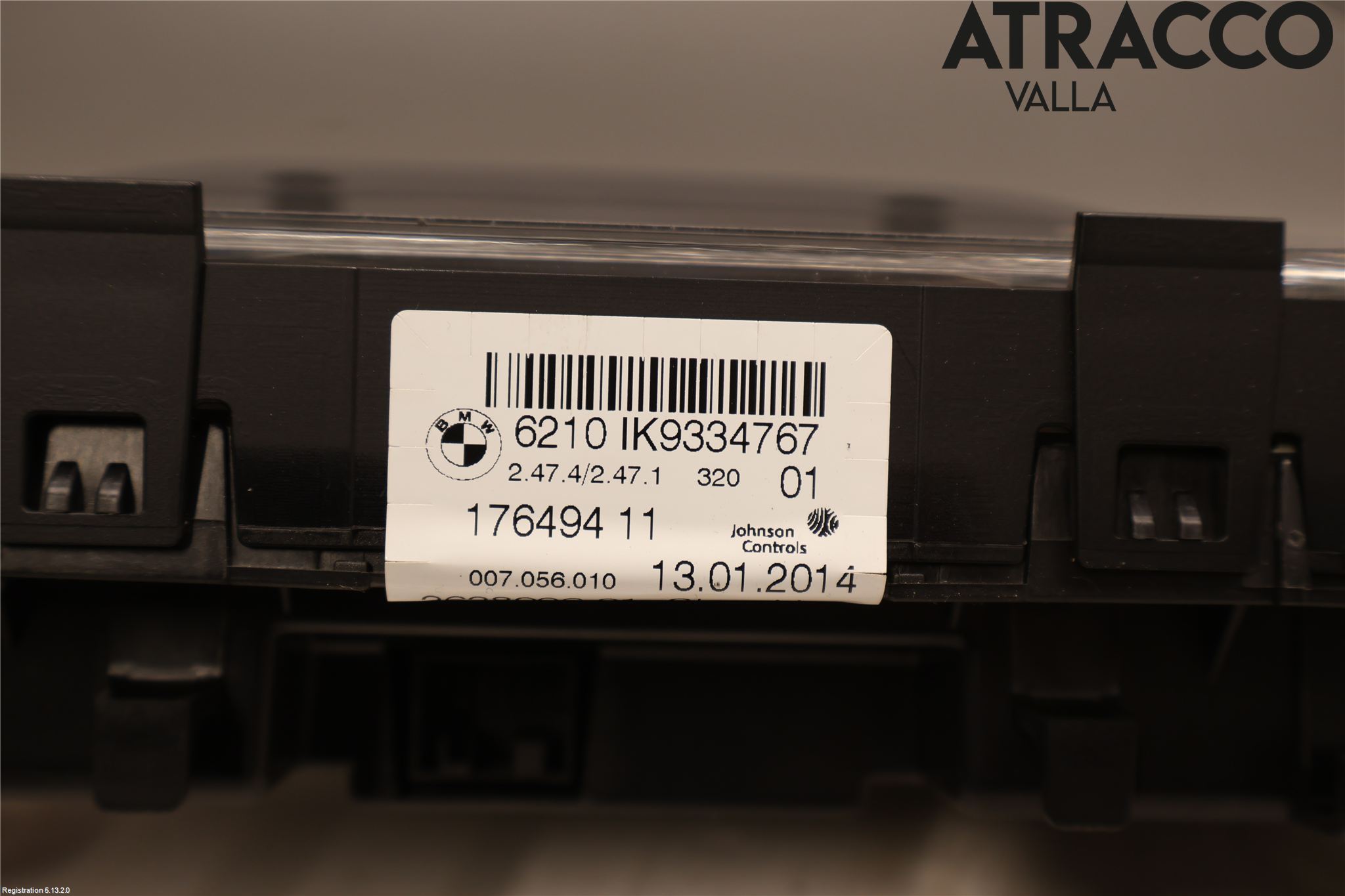 BMW 3 F30/F31/F80 12-19 Instr Kombinert