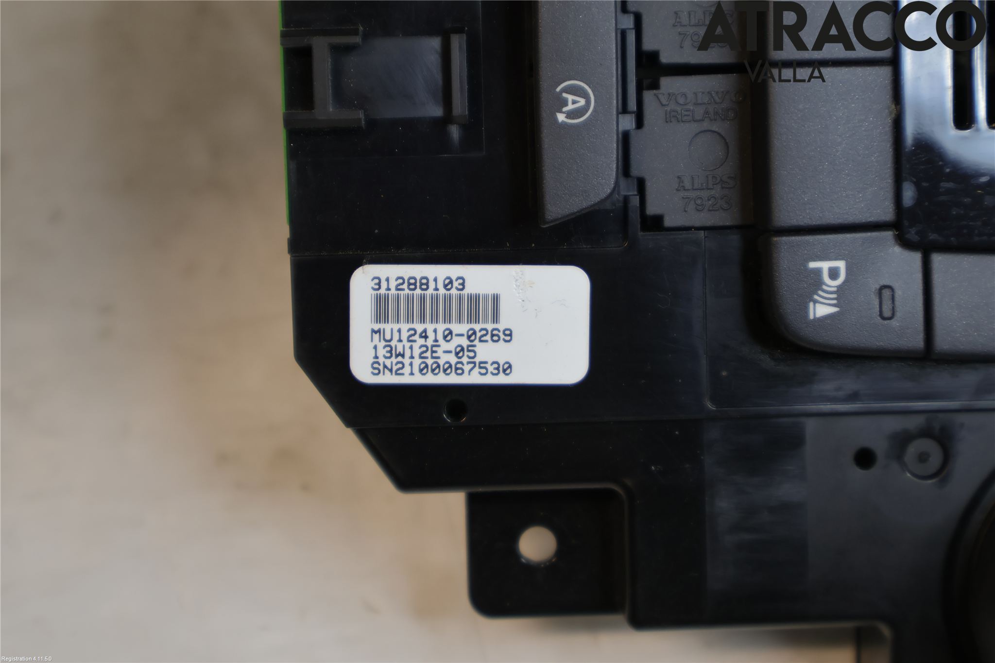 Volvo V40 12-19 Varme Ac Betjening-Display