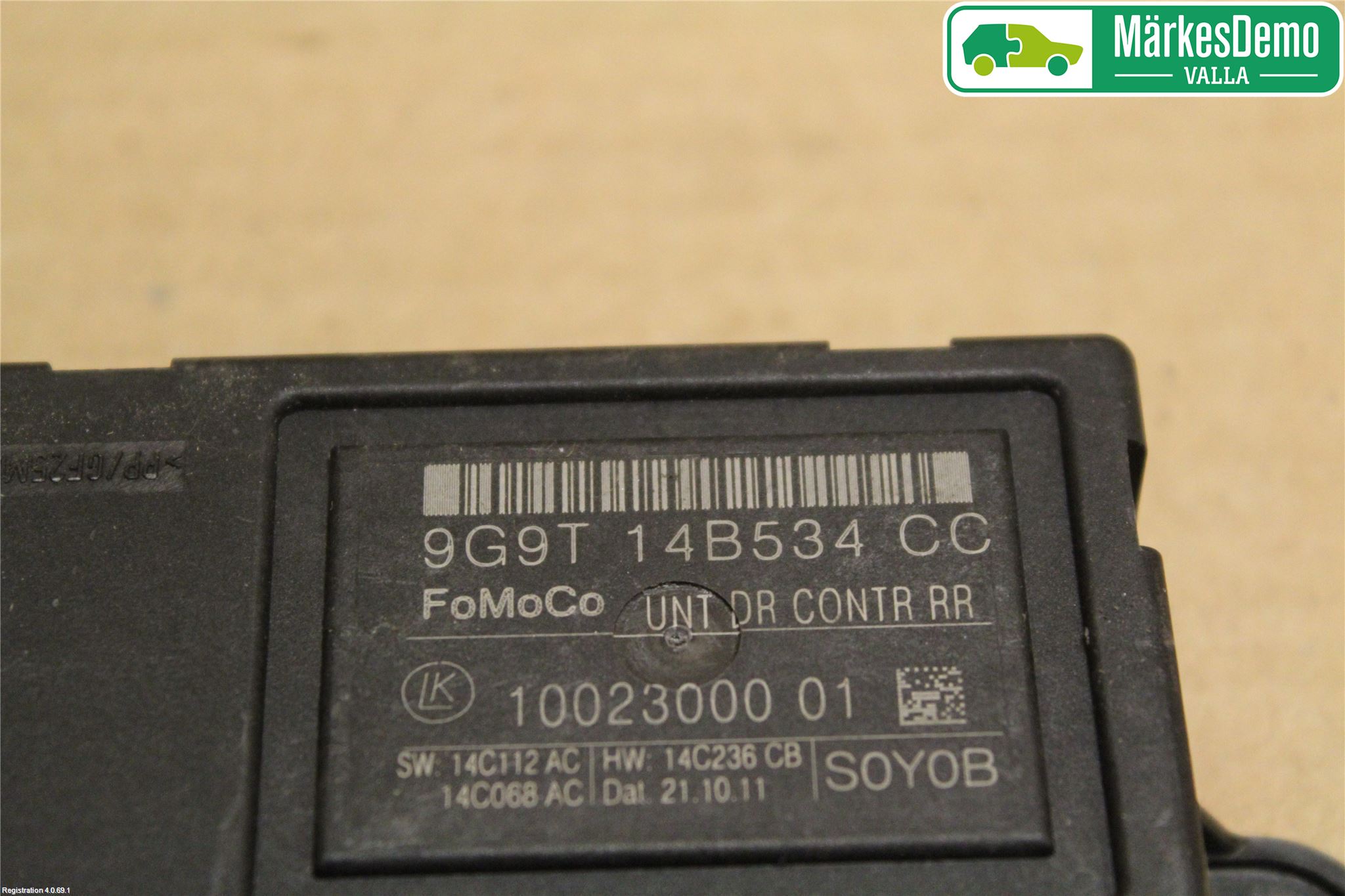 Ford S-MAX 06-15 Styreenhet Dør