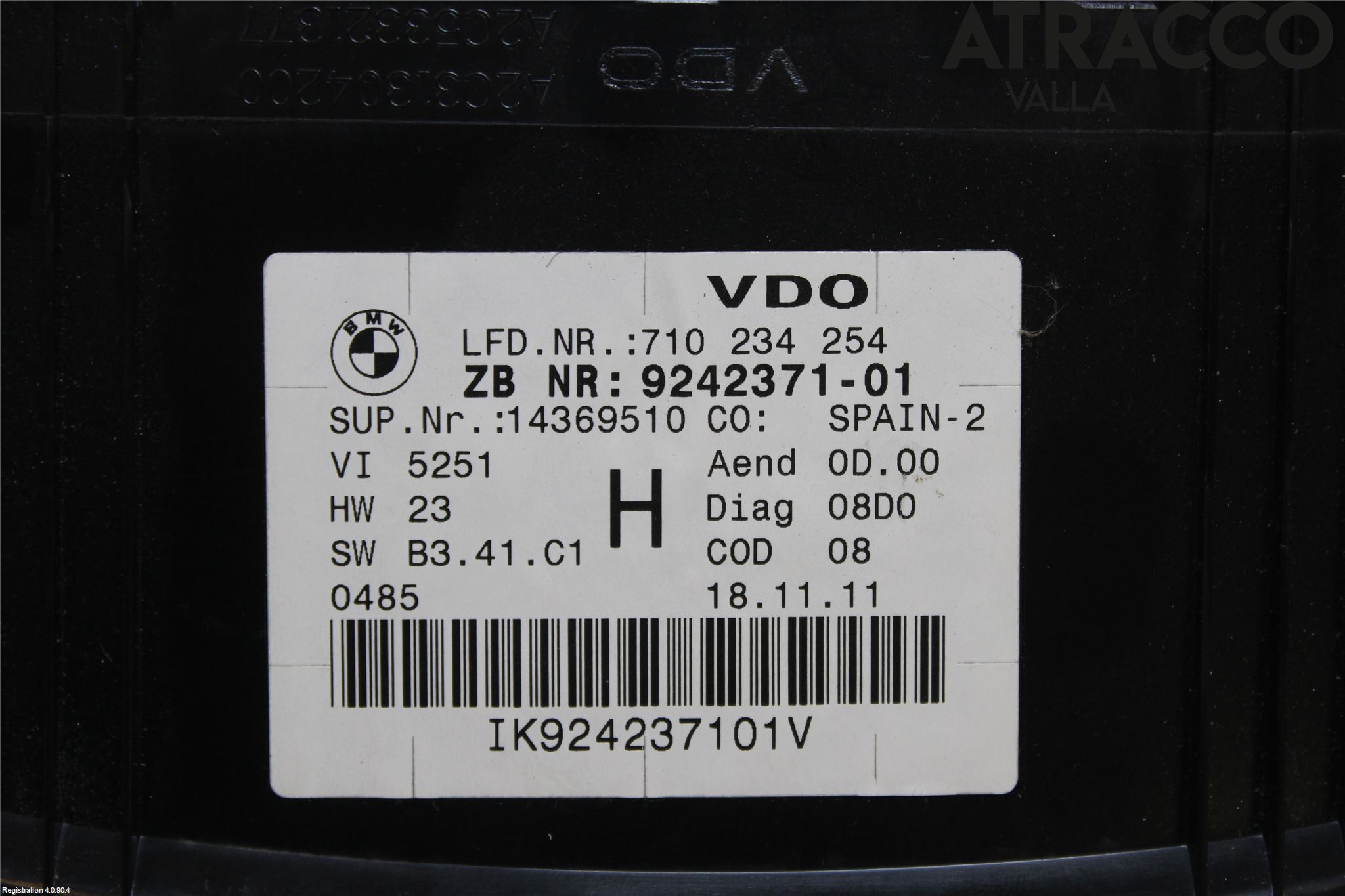 BMW X1 E84 10-15 Instr Kombinert