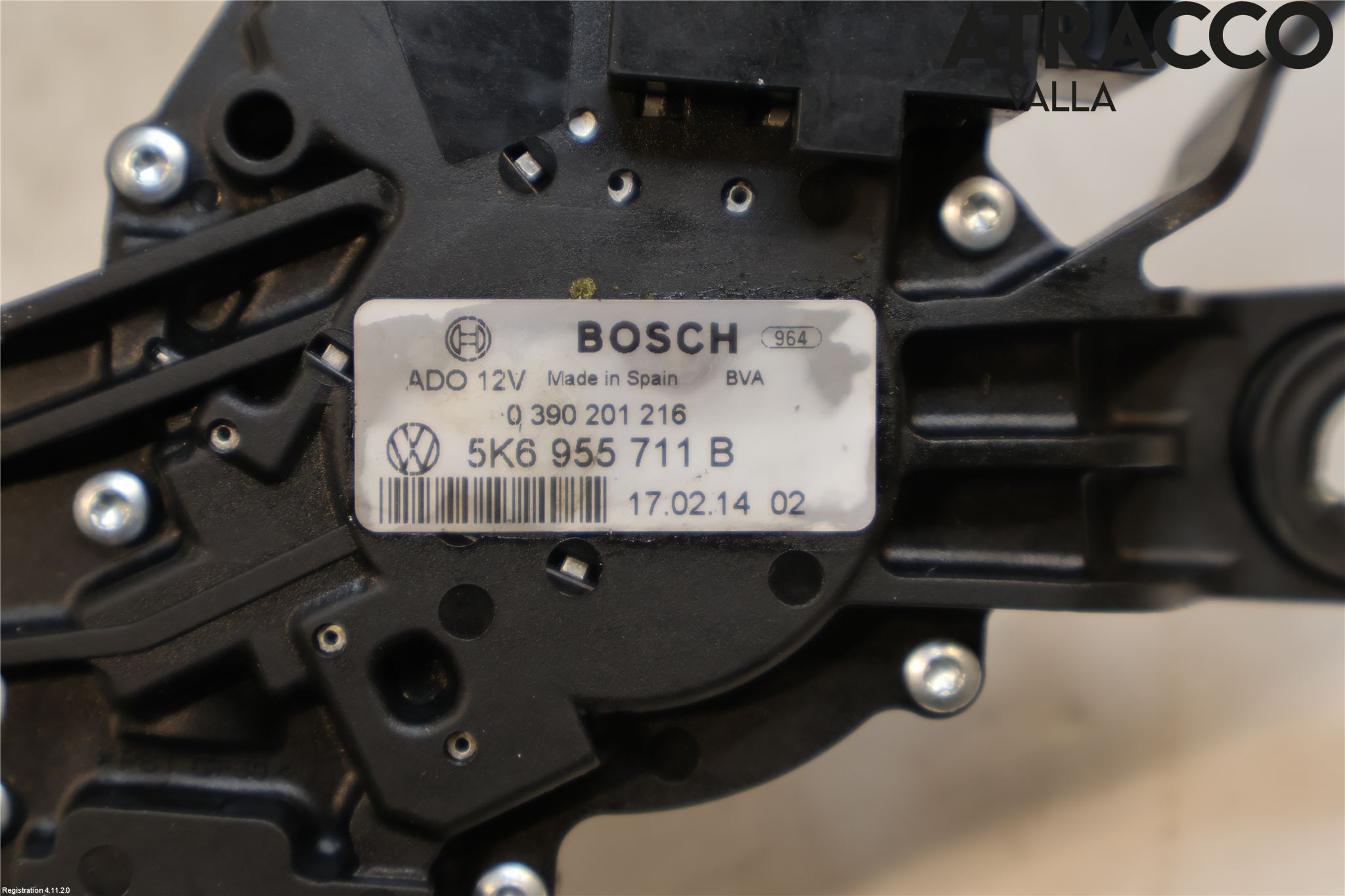 Volkswagen VW POLO 10-17 Viskermotor Bakluke