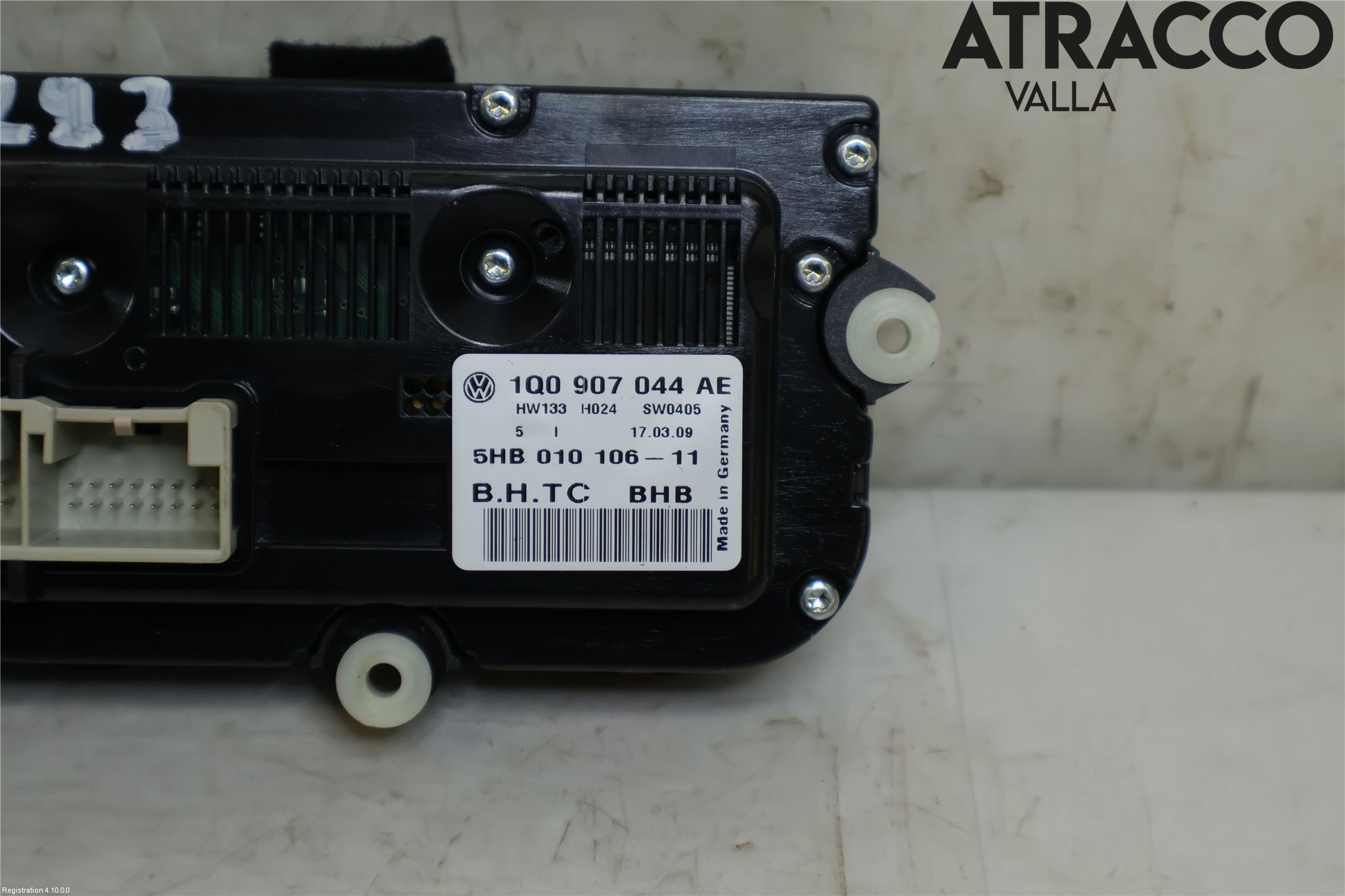Volkswagen VW EOS  06-10 Varme Ac Betjening-Display