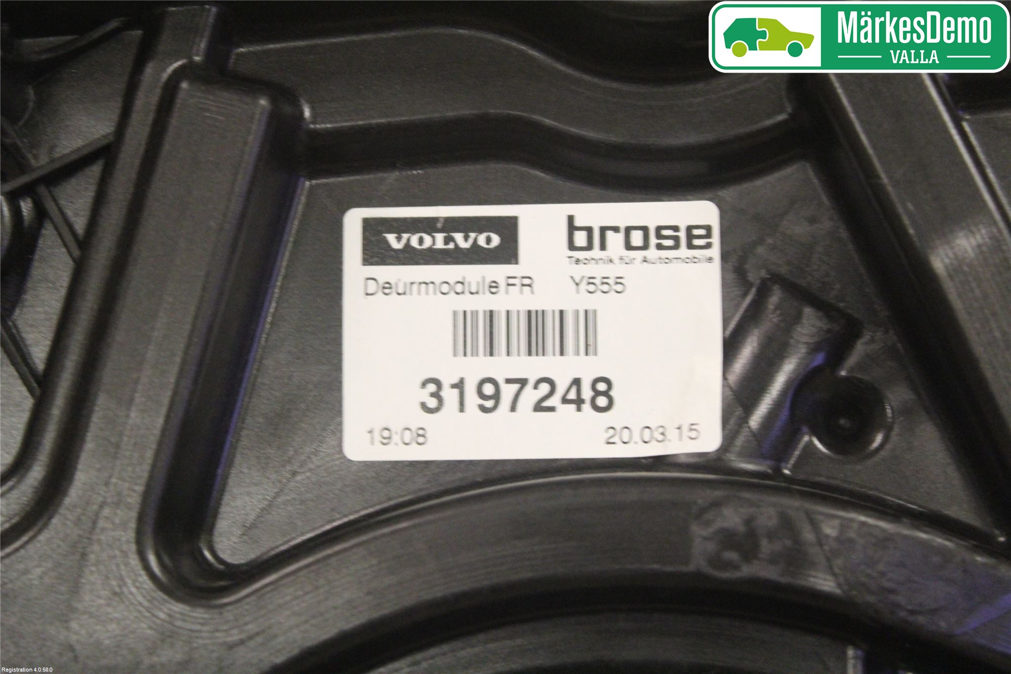 Volvo V40 12-19 Vindusheis El Komp