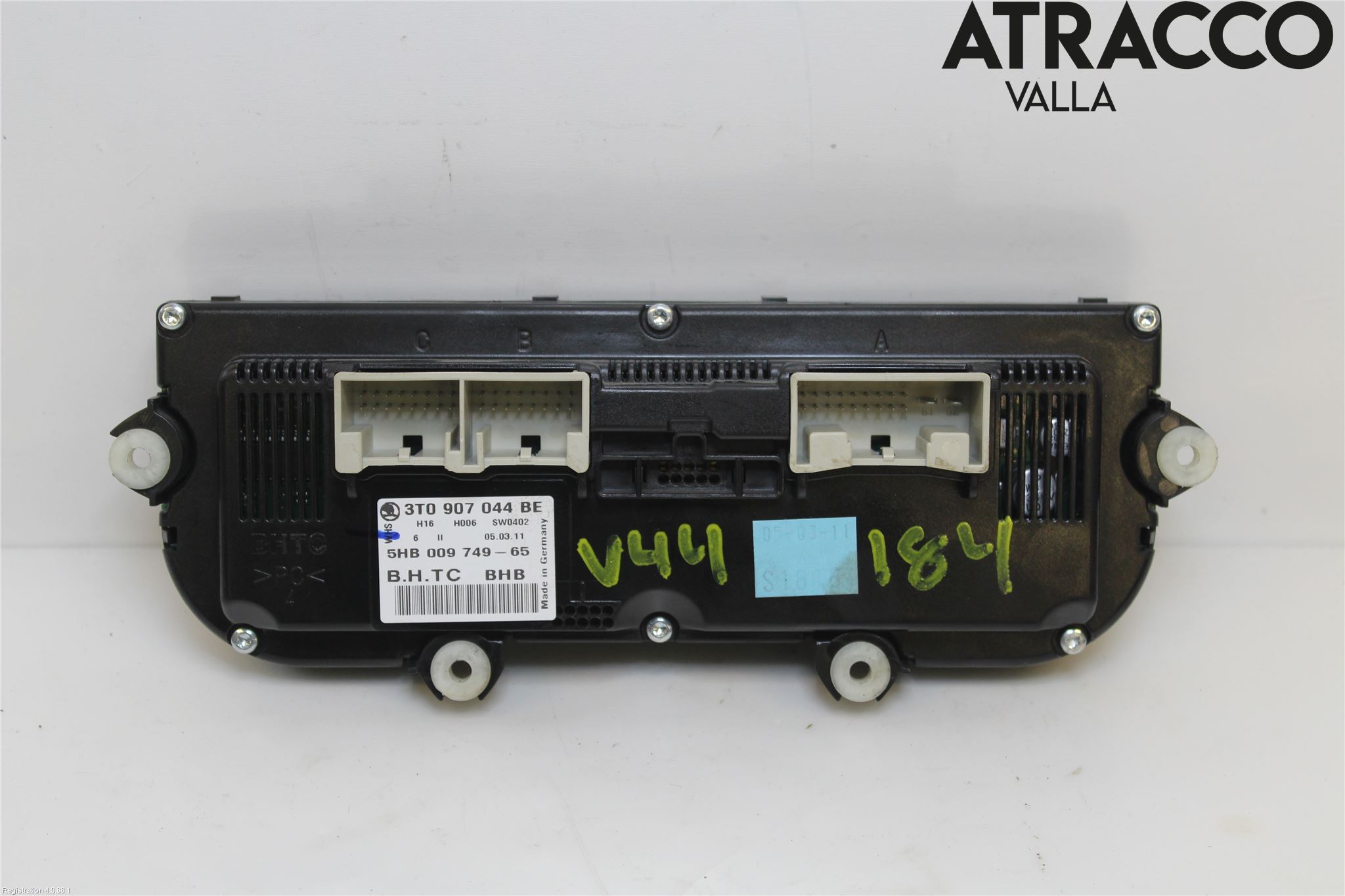 Skoda SUPERB 09-15 Varme Ac Betjening-Display