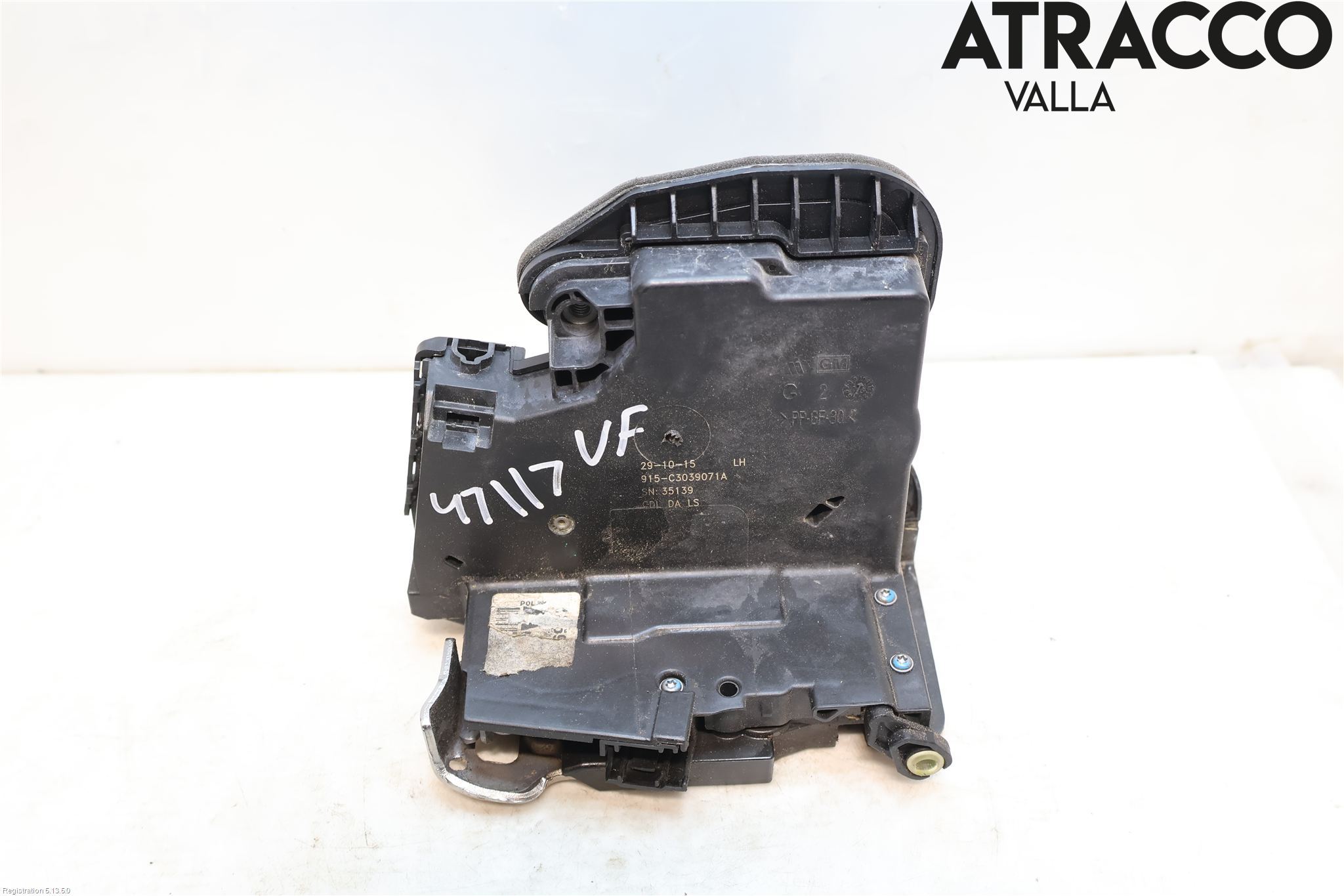 Opel ASTRA K 16-22 Dørlås - Låsekasse