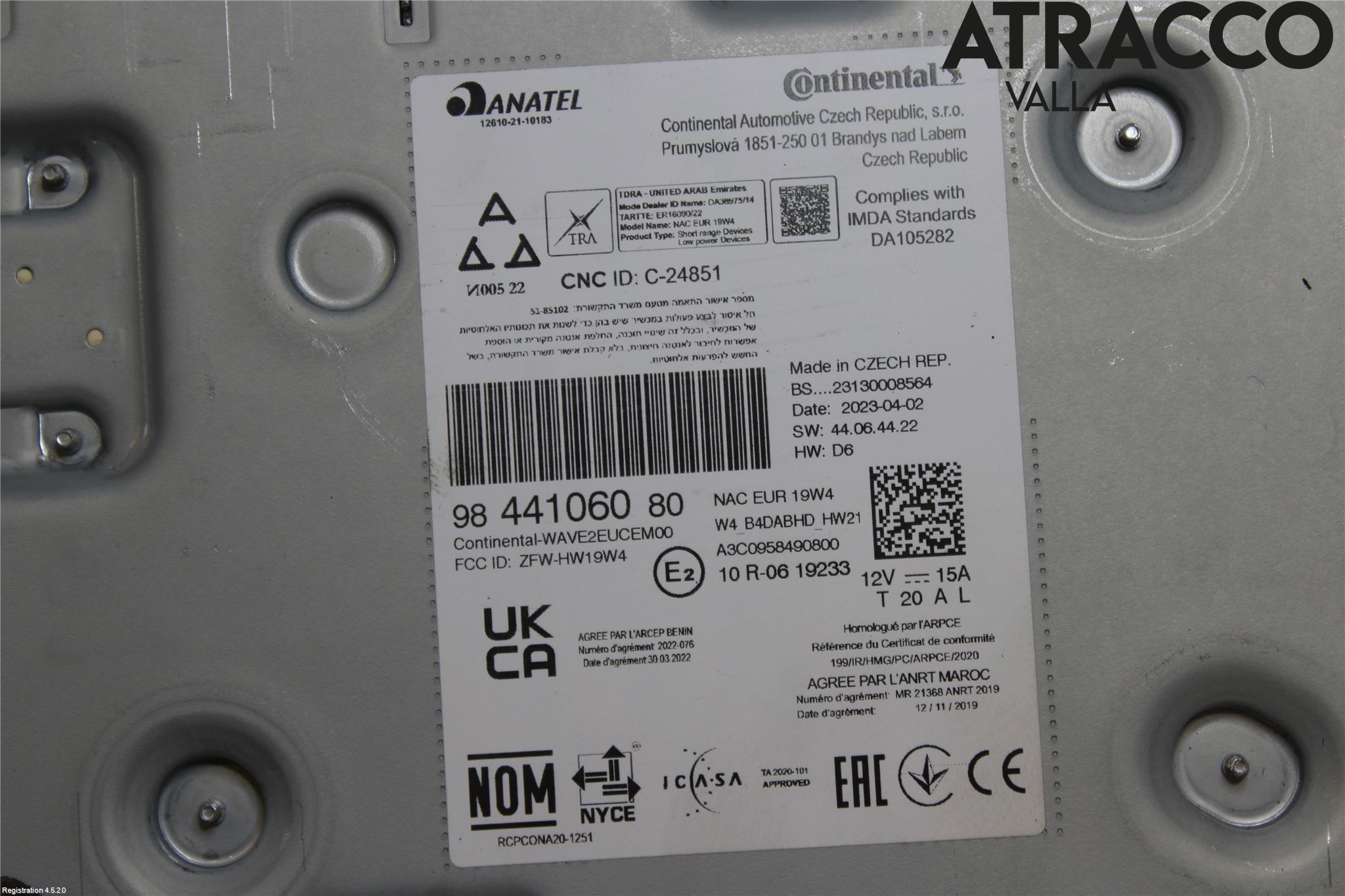 Peugeot 2008/E-2008 20- Stereo Radio