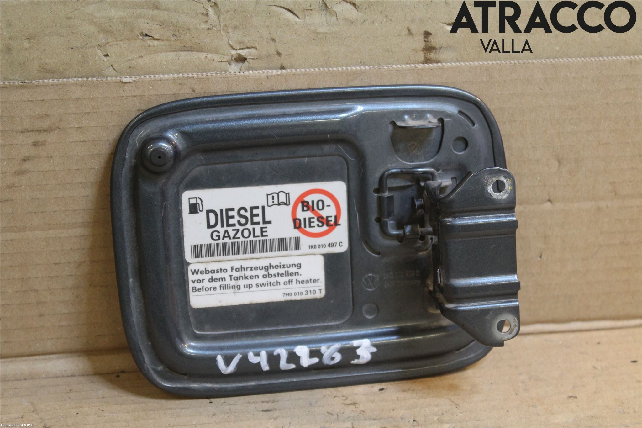 Volkswagen VW CADDY      04-10 Drivstoff Tankluke