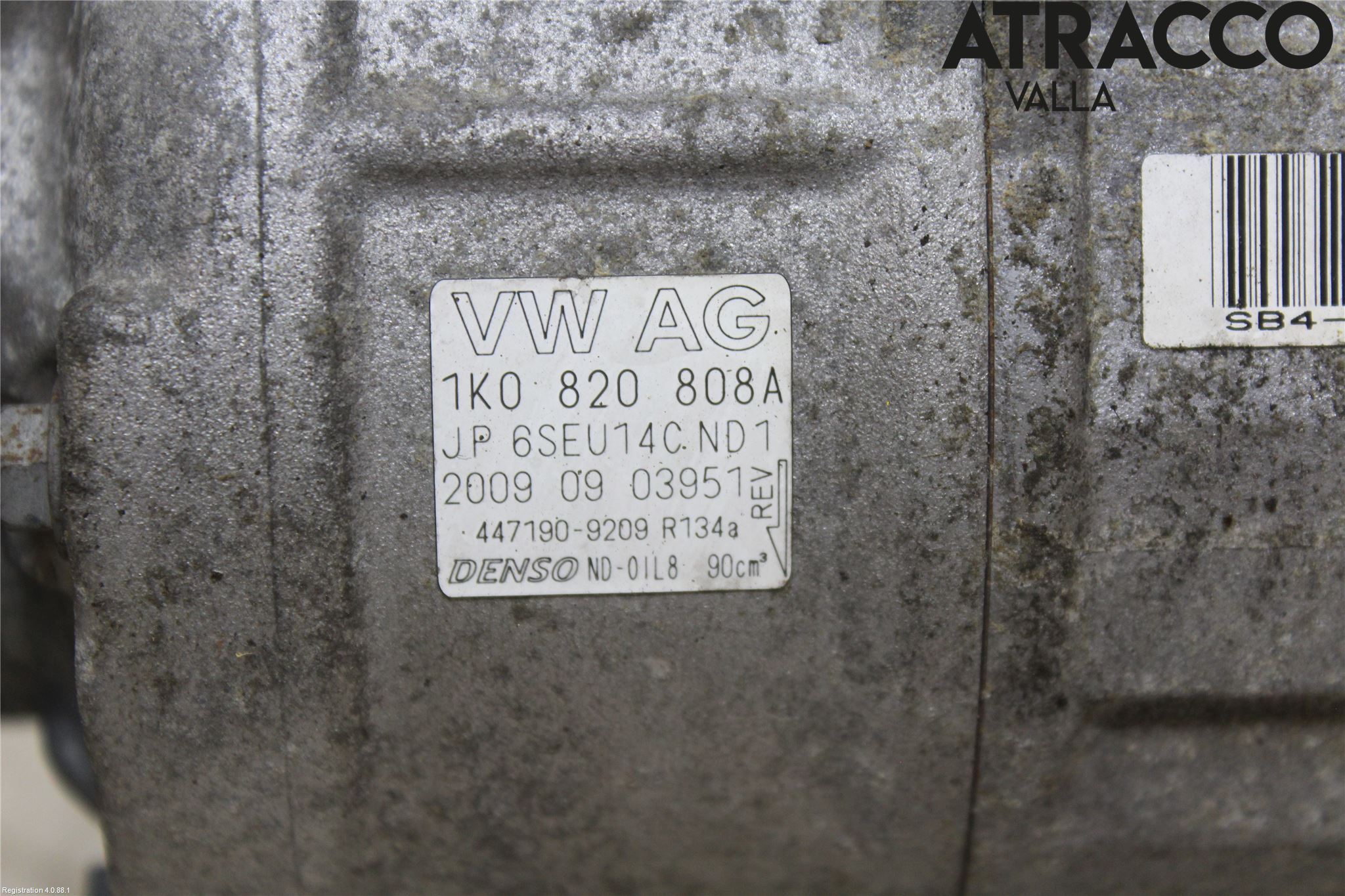 Volkswagen VW PASSAT 05-11 Varme Ac Kompressor