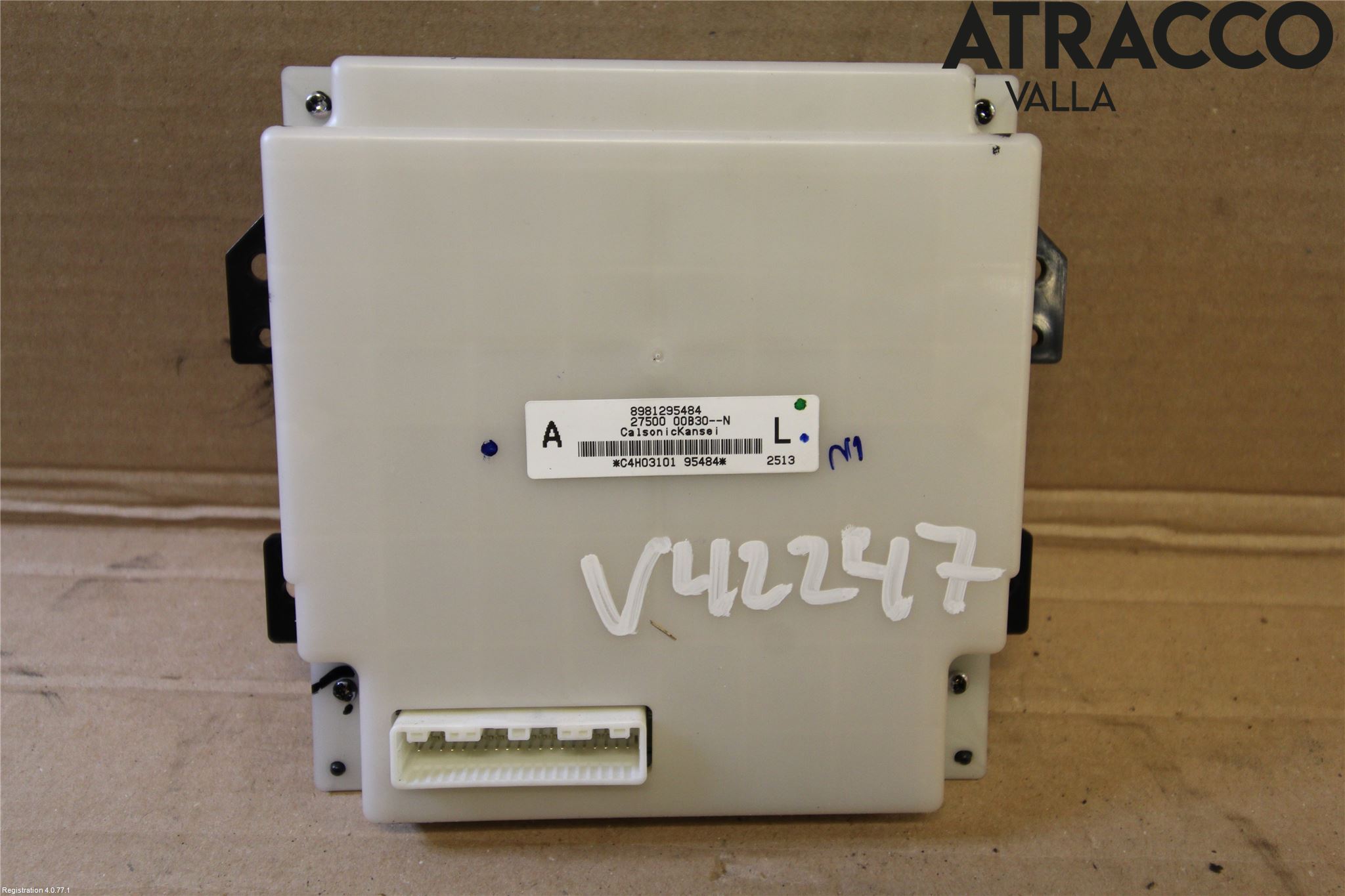 Isuzu D-MAX Varme Ac Betjening-Display