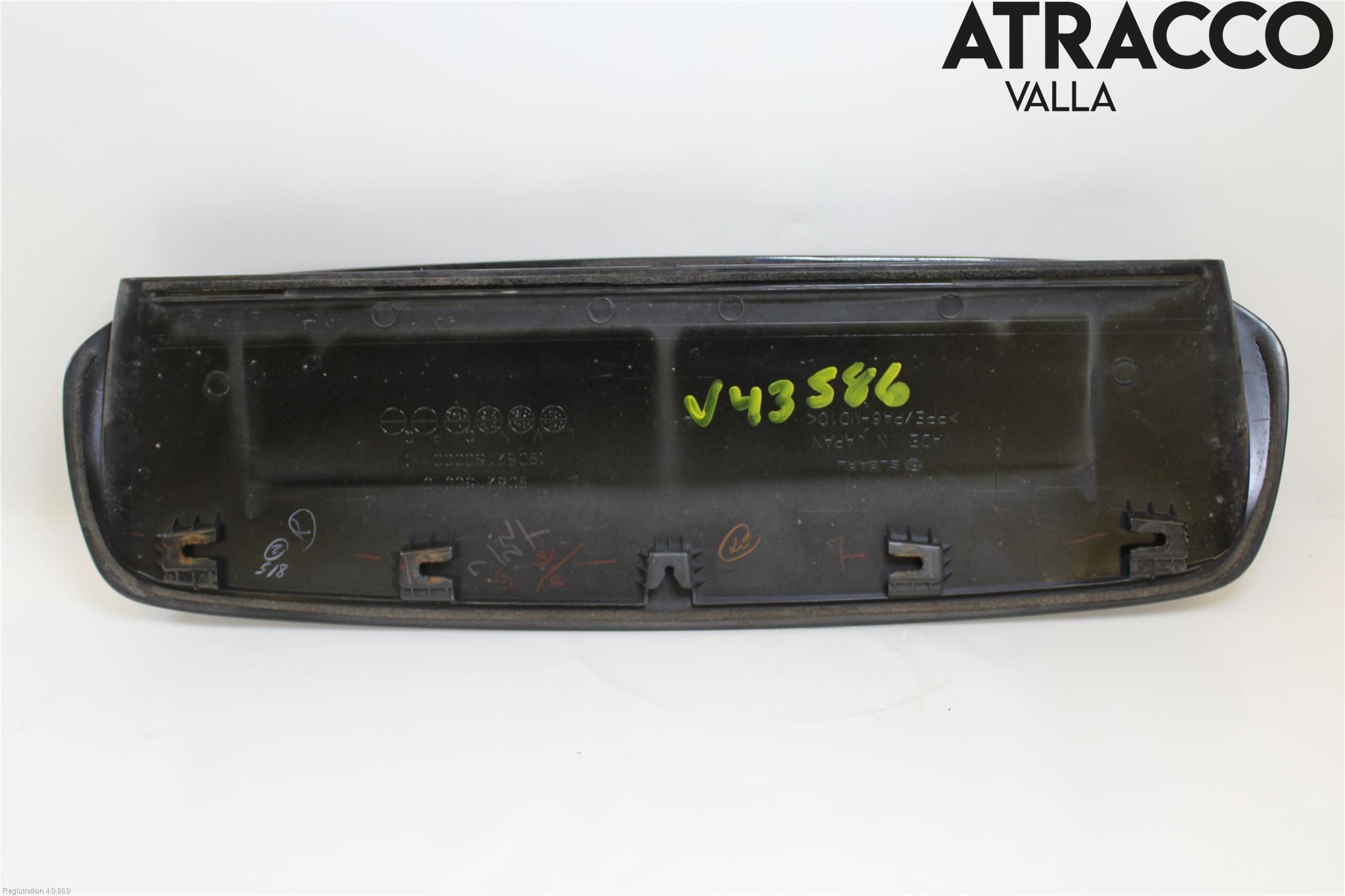Subaru OUTBACK 10-15 Panser Luftinntak Oppå