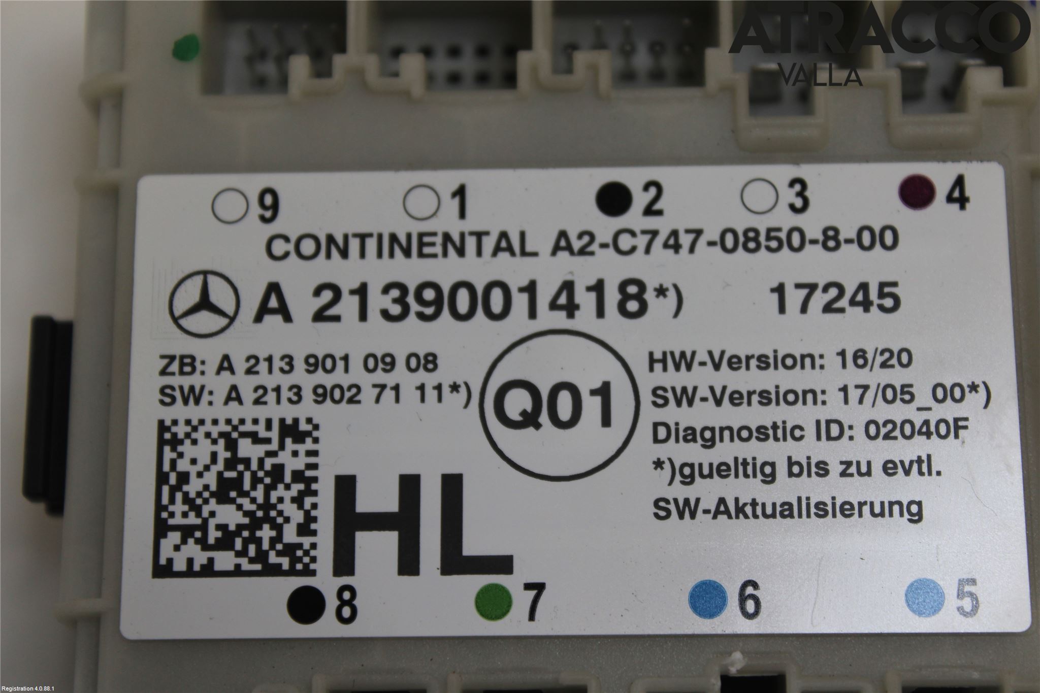 Mercedes-Benz MB E-KLASS (W213) 16-23 Styreenhet Dør