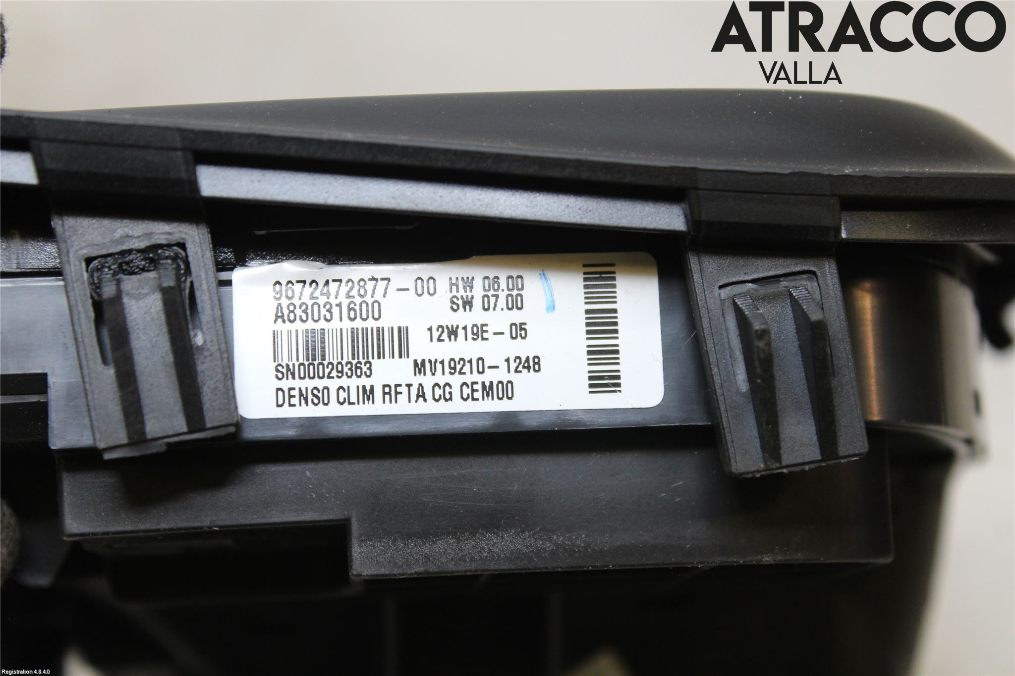 Citroen C4 GRAND PICASSO 07-13 Varme Ac Betjening-Display
