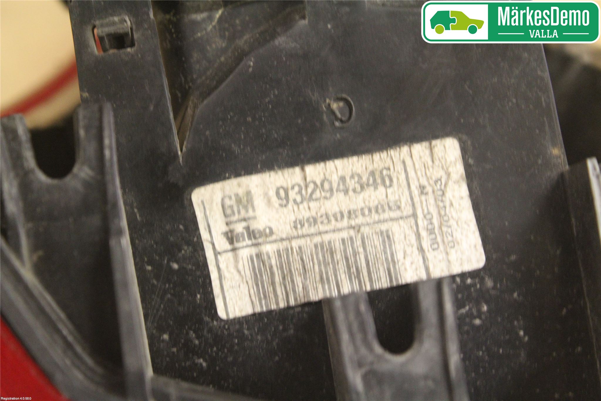 Opel MERIVA A   03-10 Baklykt Høyre