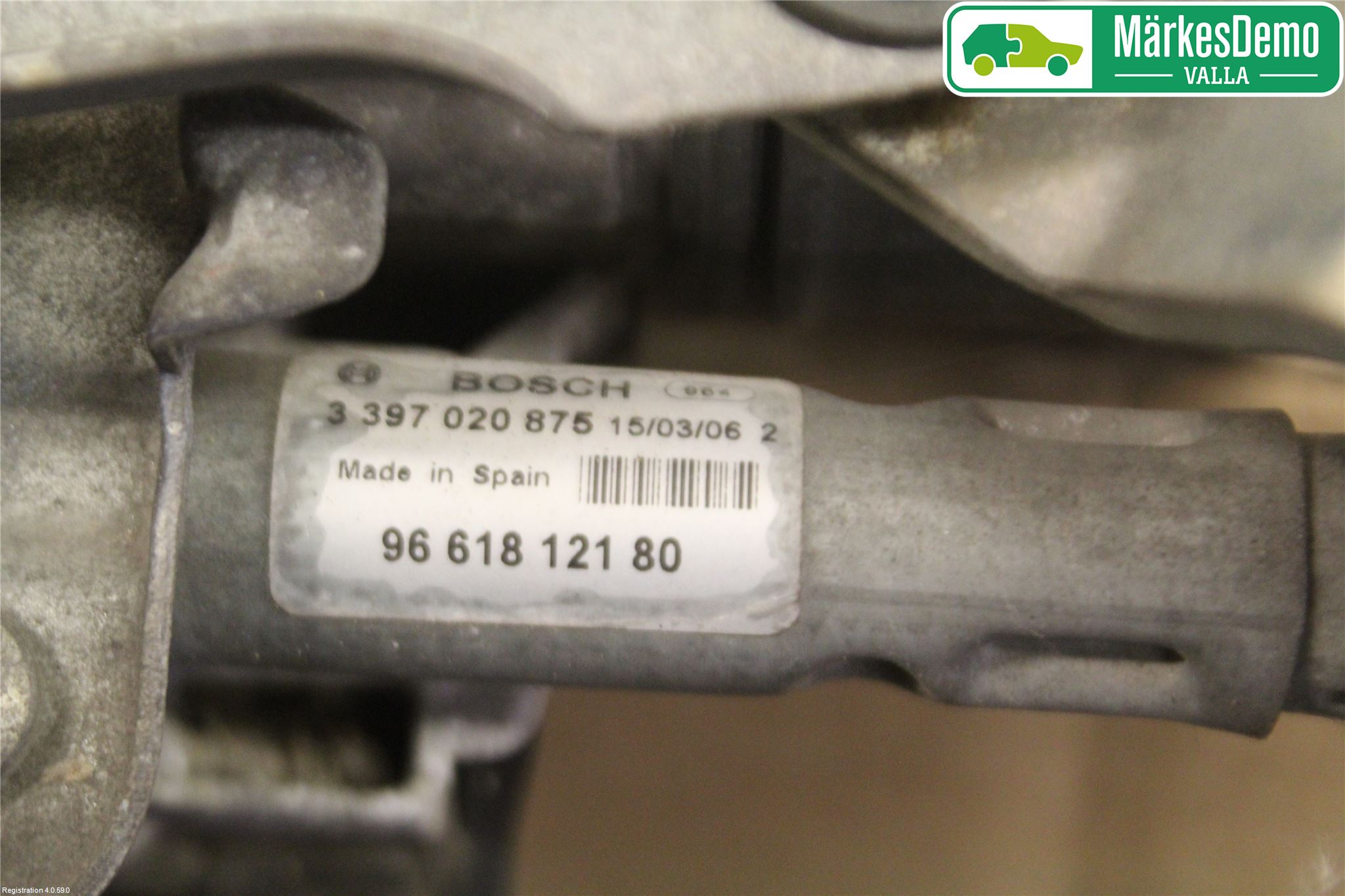 Peugeot 407 Viskermotor Frontrute