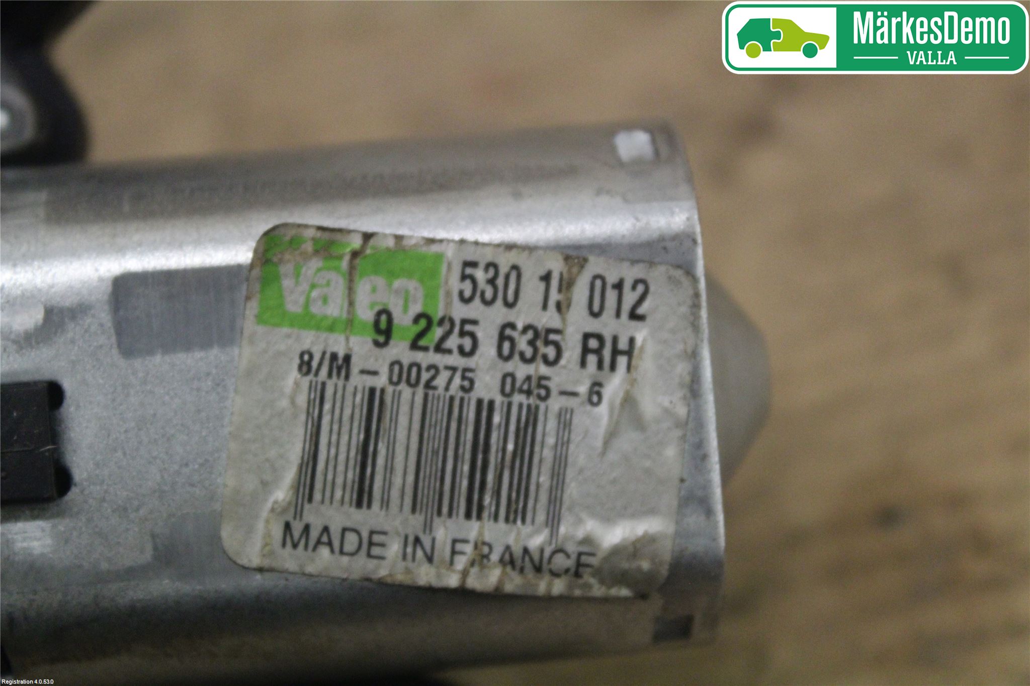 Opel COMBO 02-12 Viskermotor Bakluke