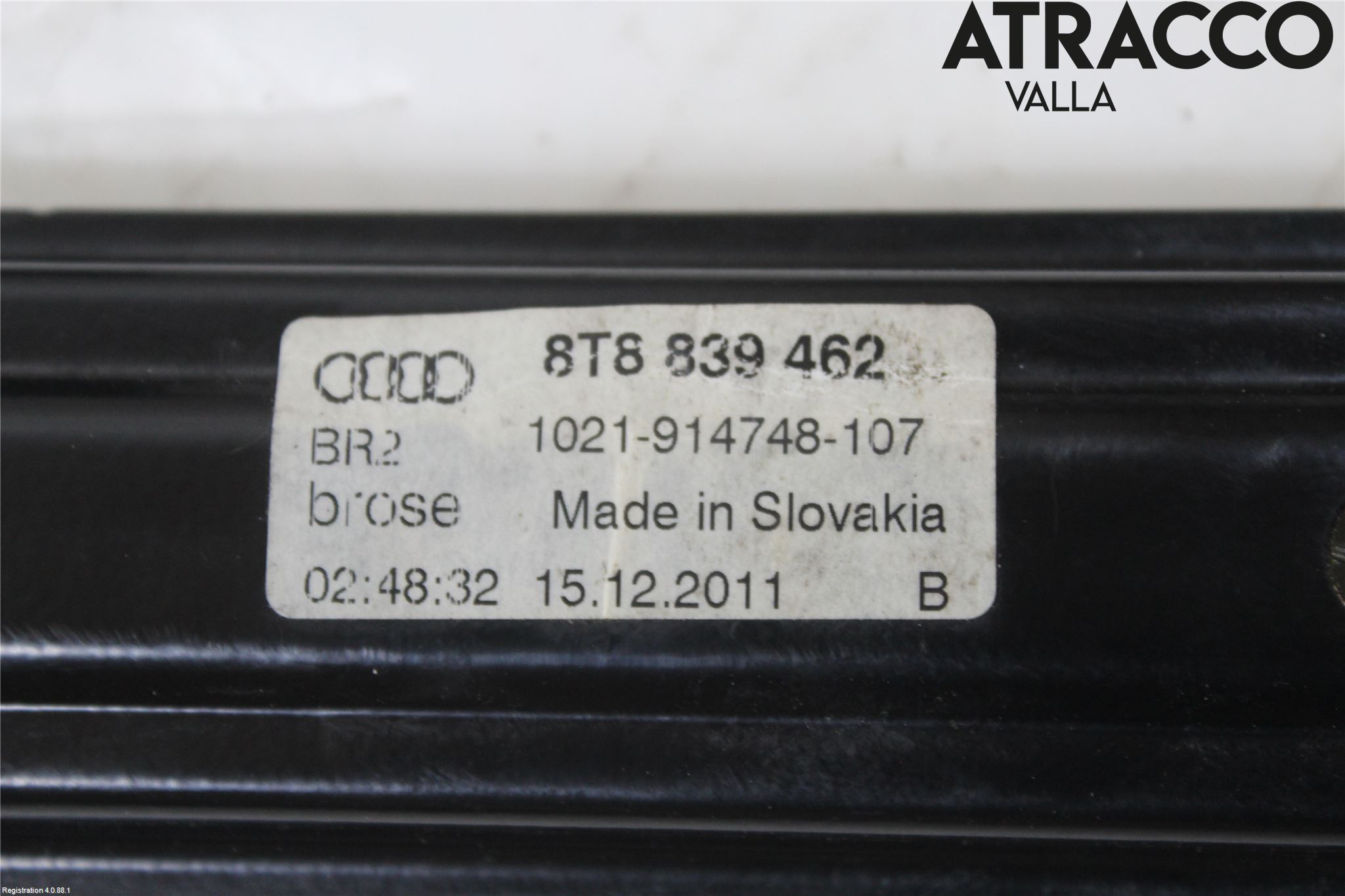 Audi A5 07-16 Vindusheis