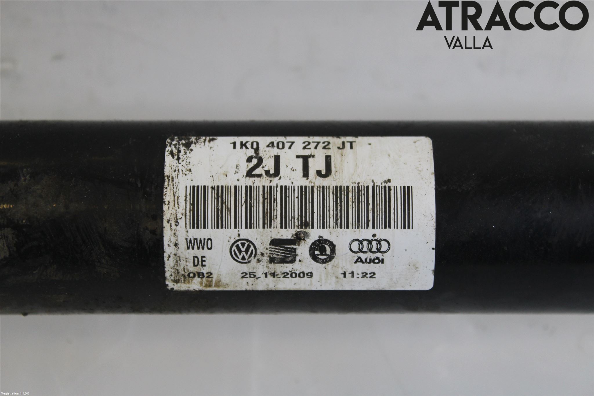 Volkswagen VW GOLF PLUS/CROSS GOLF 04-14 Drivaksel Foran Kompl Høyre