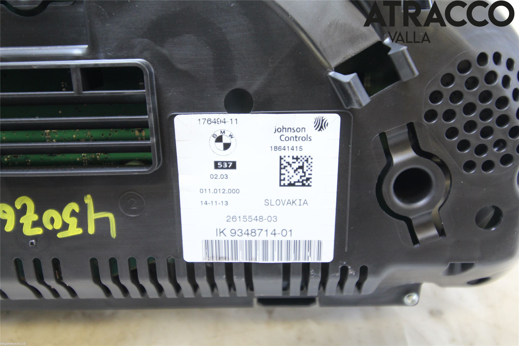 BMW 5 F10/F11/F18 09-17 Instr Kombinert