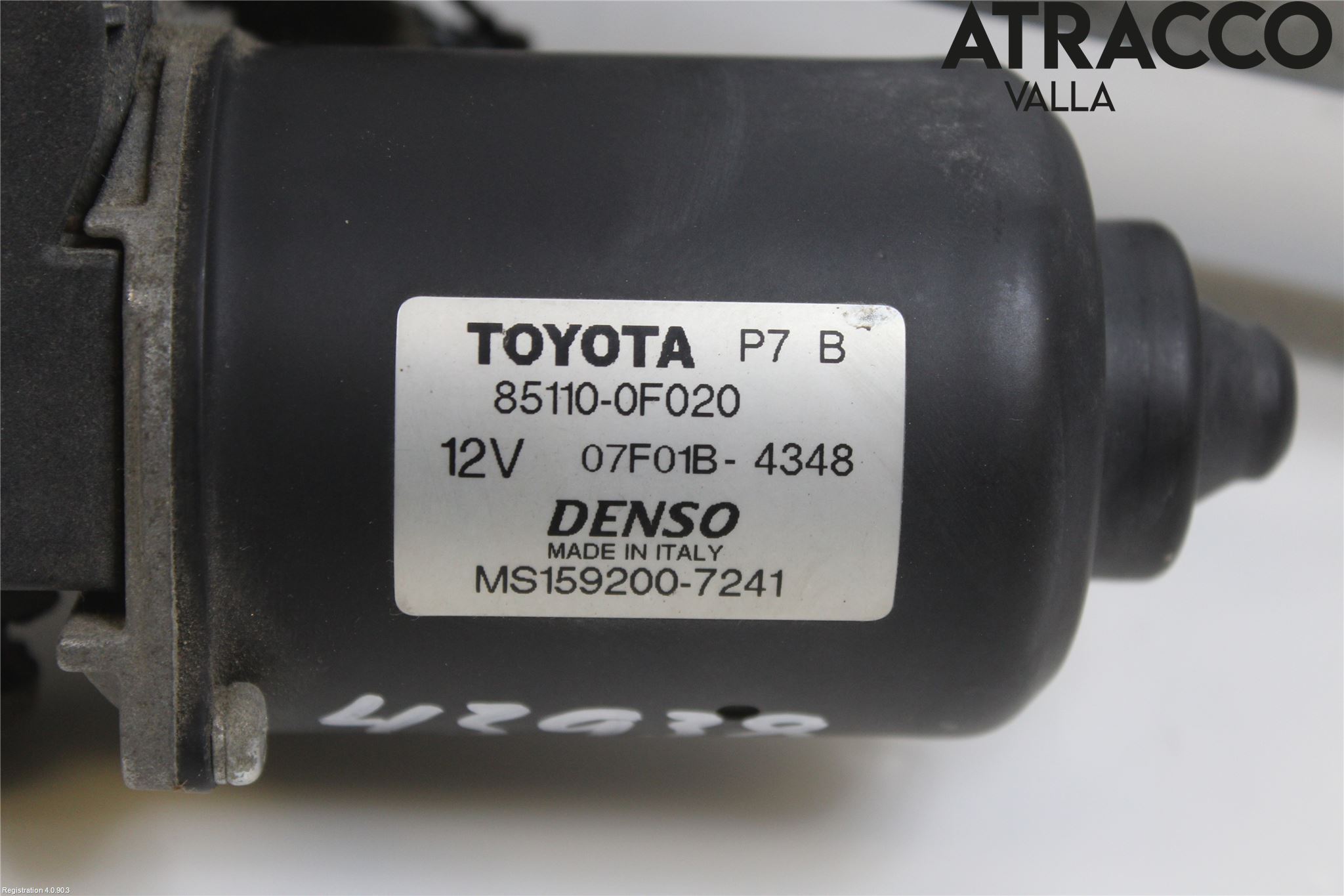 Toyota COROLLA VERSO 04-07 Viskermotor Frontrute