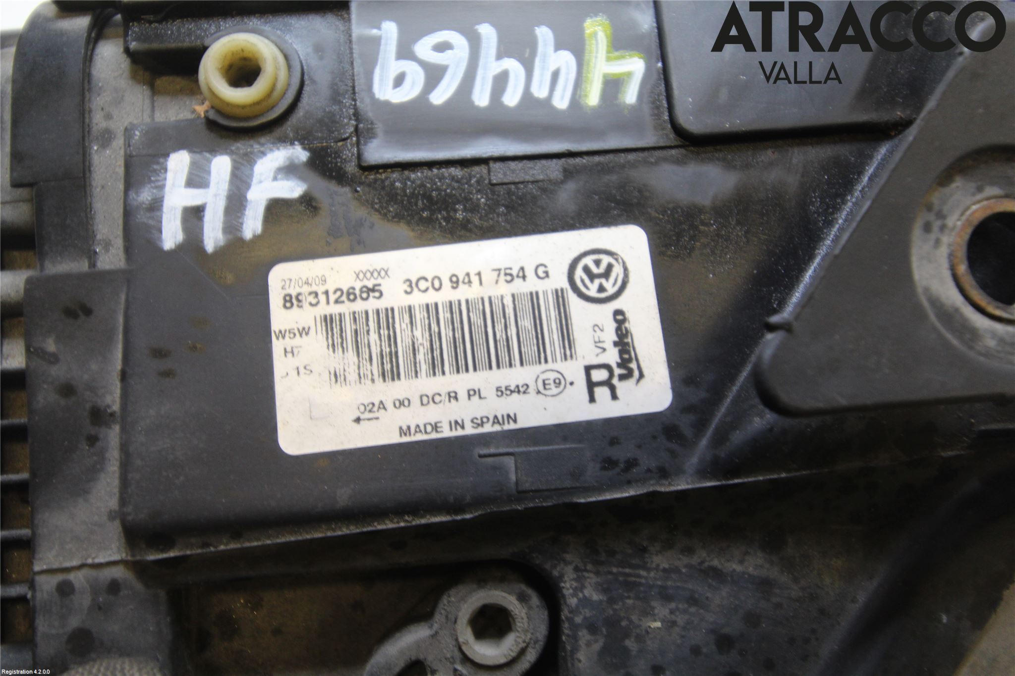 Volkswagen VW PASSAT 05-11 Frontlykt Høyre