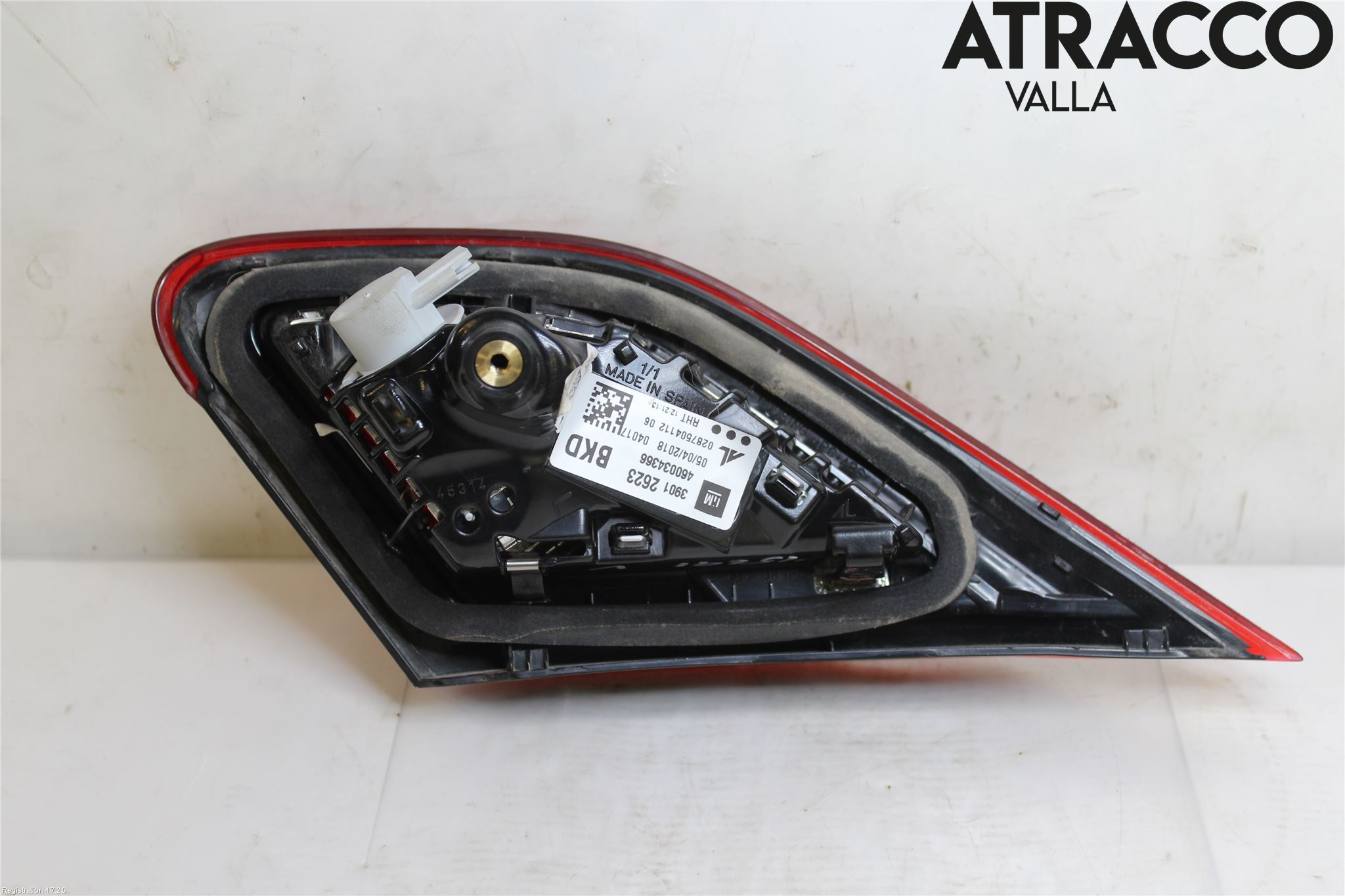Opel CORSA E 15-19 Baklykt Venstre  På Luke(Indre