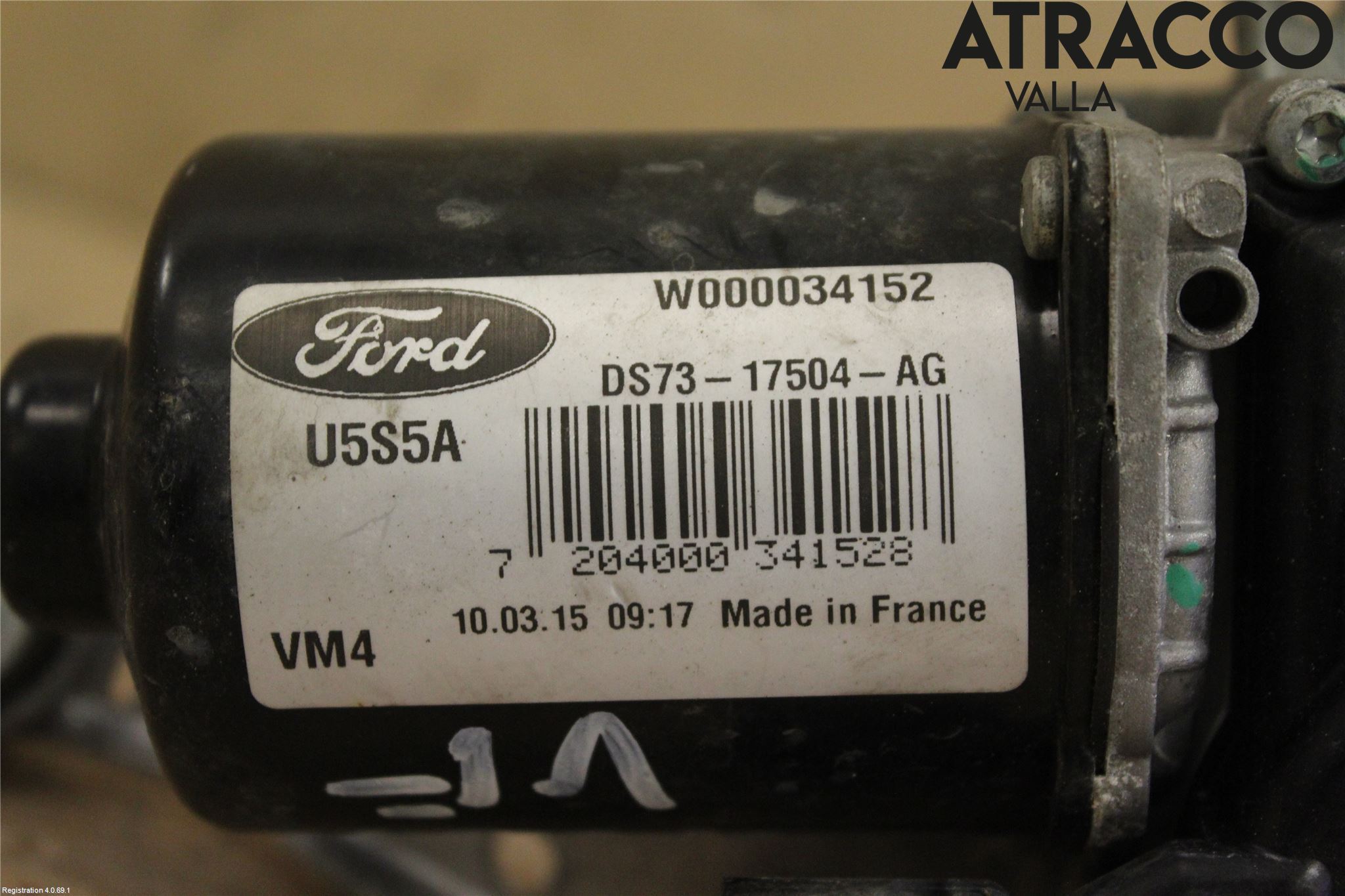 Ford MONDEO 15-22 Viskermotor Frontrute