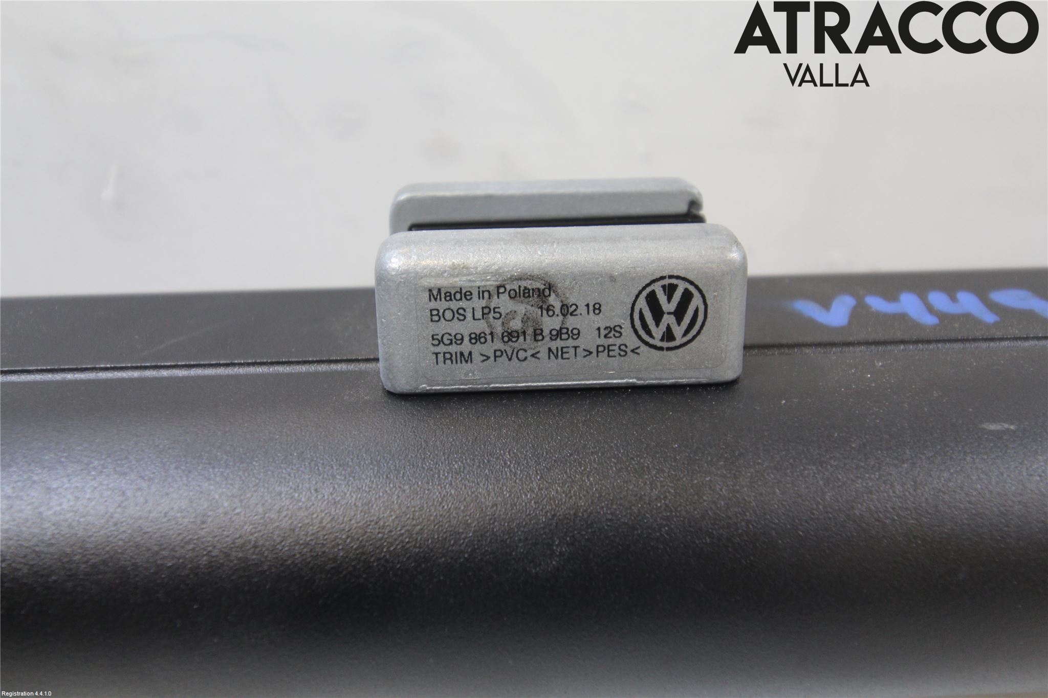 Volkswagen VW GOLF / E-GOLF VII 13-20 Innr Lastenett