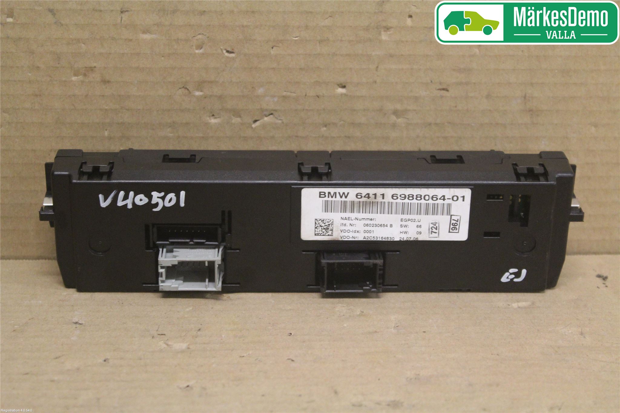 BMW 1 E87/81 5D/3D 03-11 Varmeapparat Panel(Regulering)
