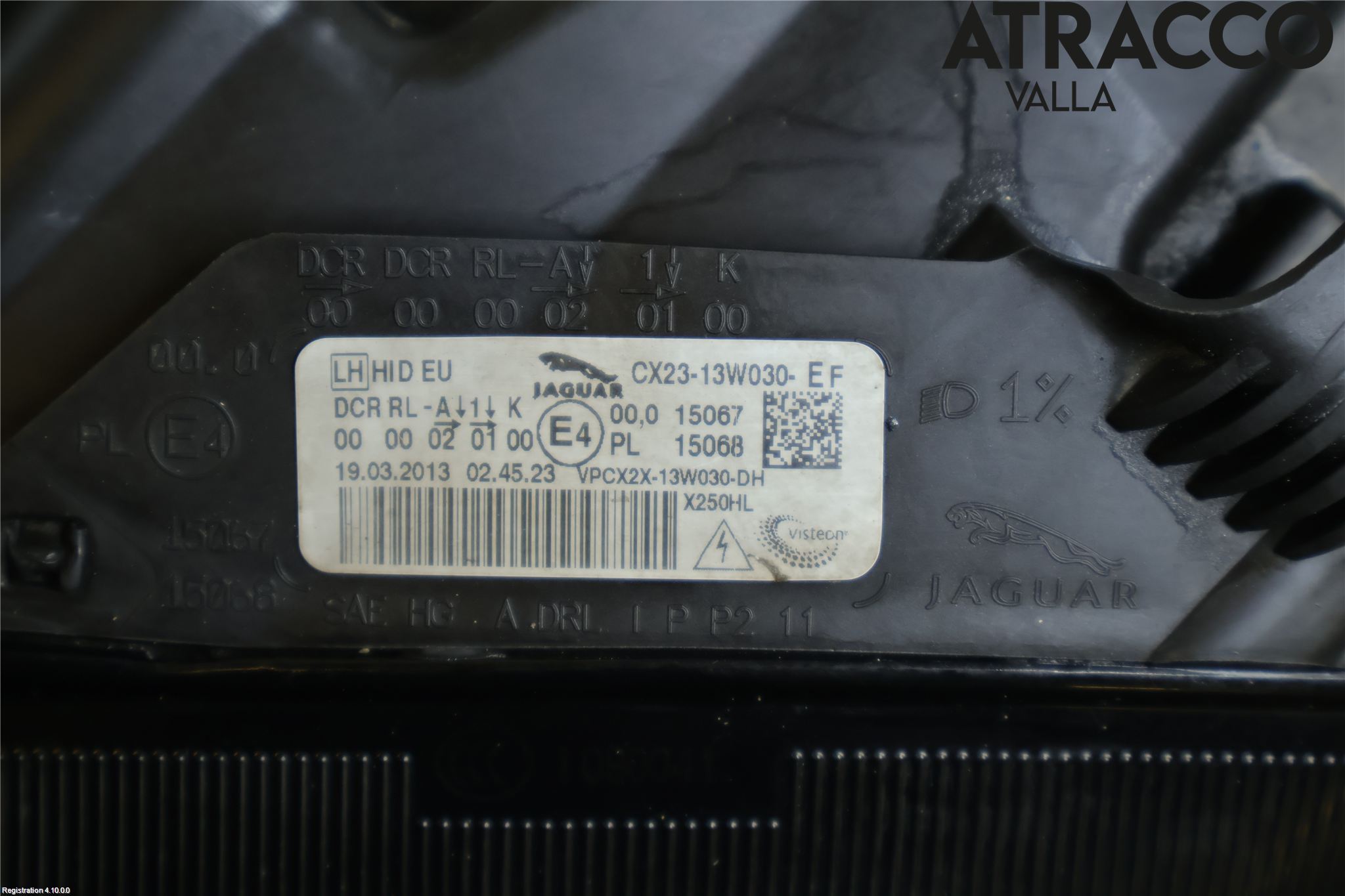 Jaguar XF 08-15 Frontlykt Venstre