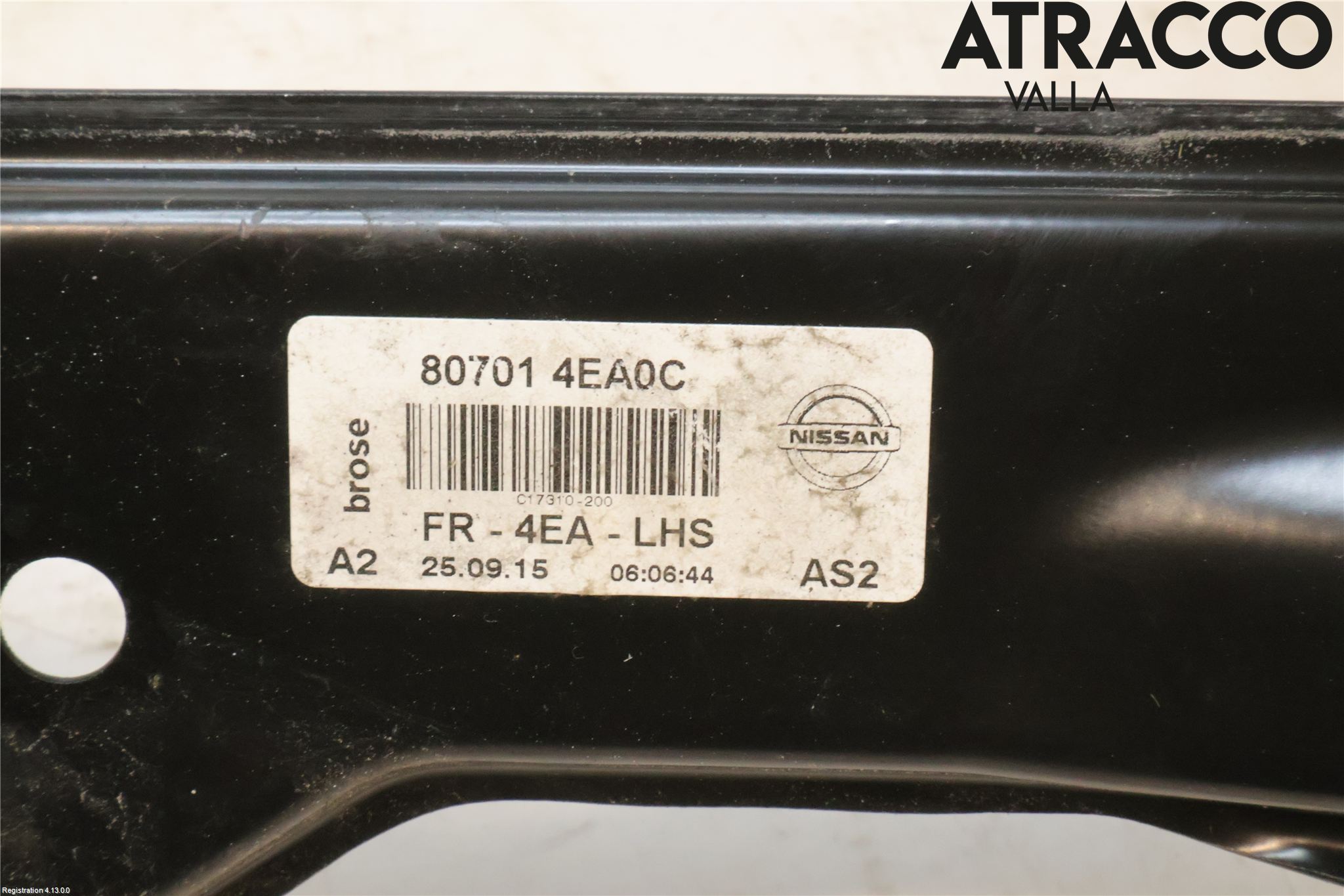 Nissan QASHQAI 14-17 Vindusheis El Komp