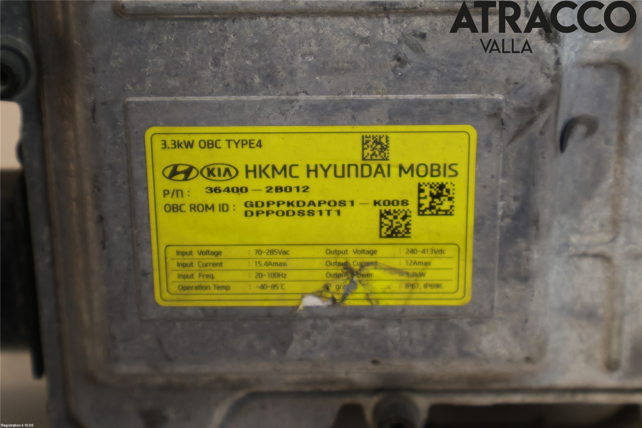 Kia NIRO (DE) 17-22 Batterilader Hybrid