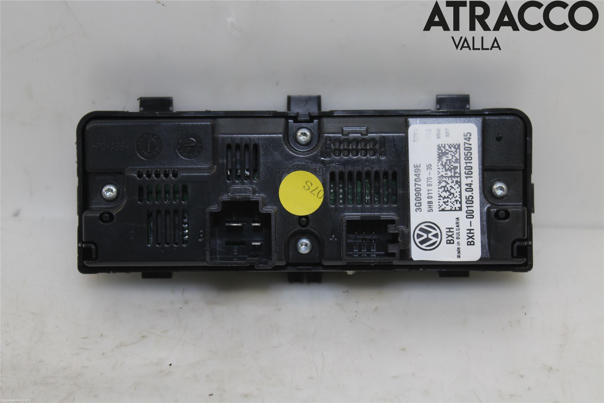Volkswagen VW PASSAT 15-19 Varmeapparat Panel(Regulering)
