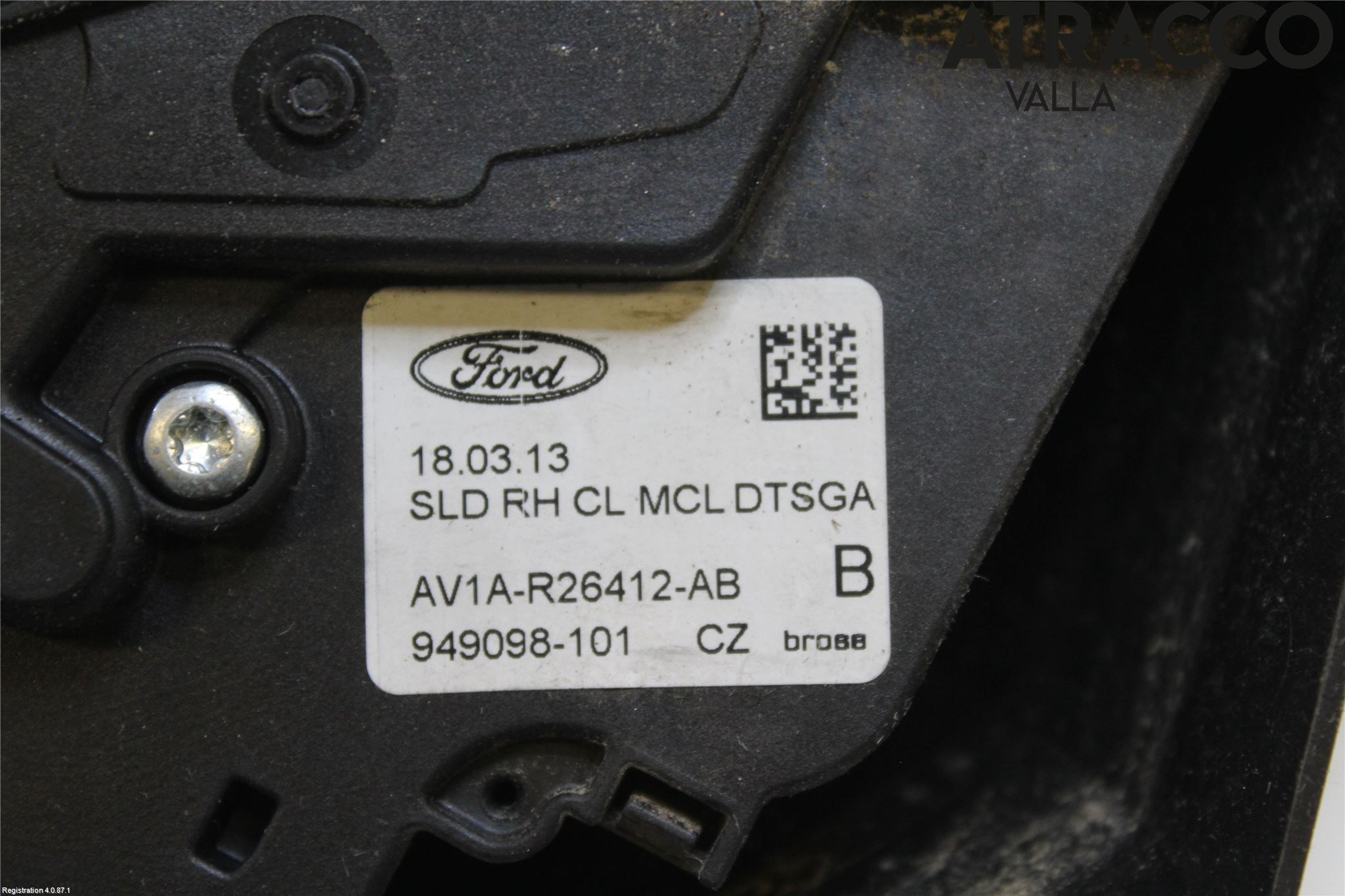 Ford B-MAX 12-17 Dørlås - Låsekasse