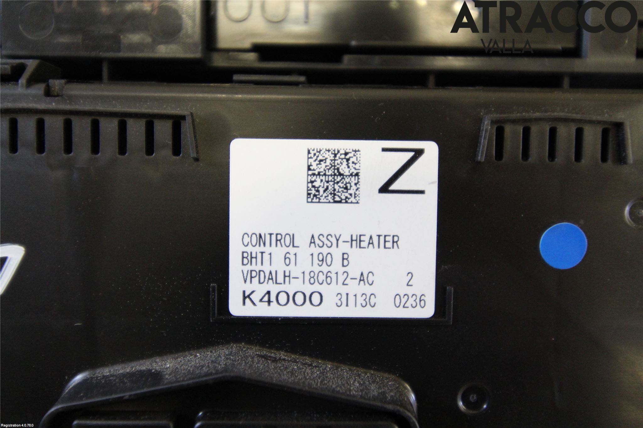 Mazda 3 III 14-19 Varme Ac Betjening-Display