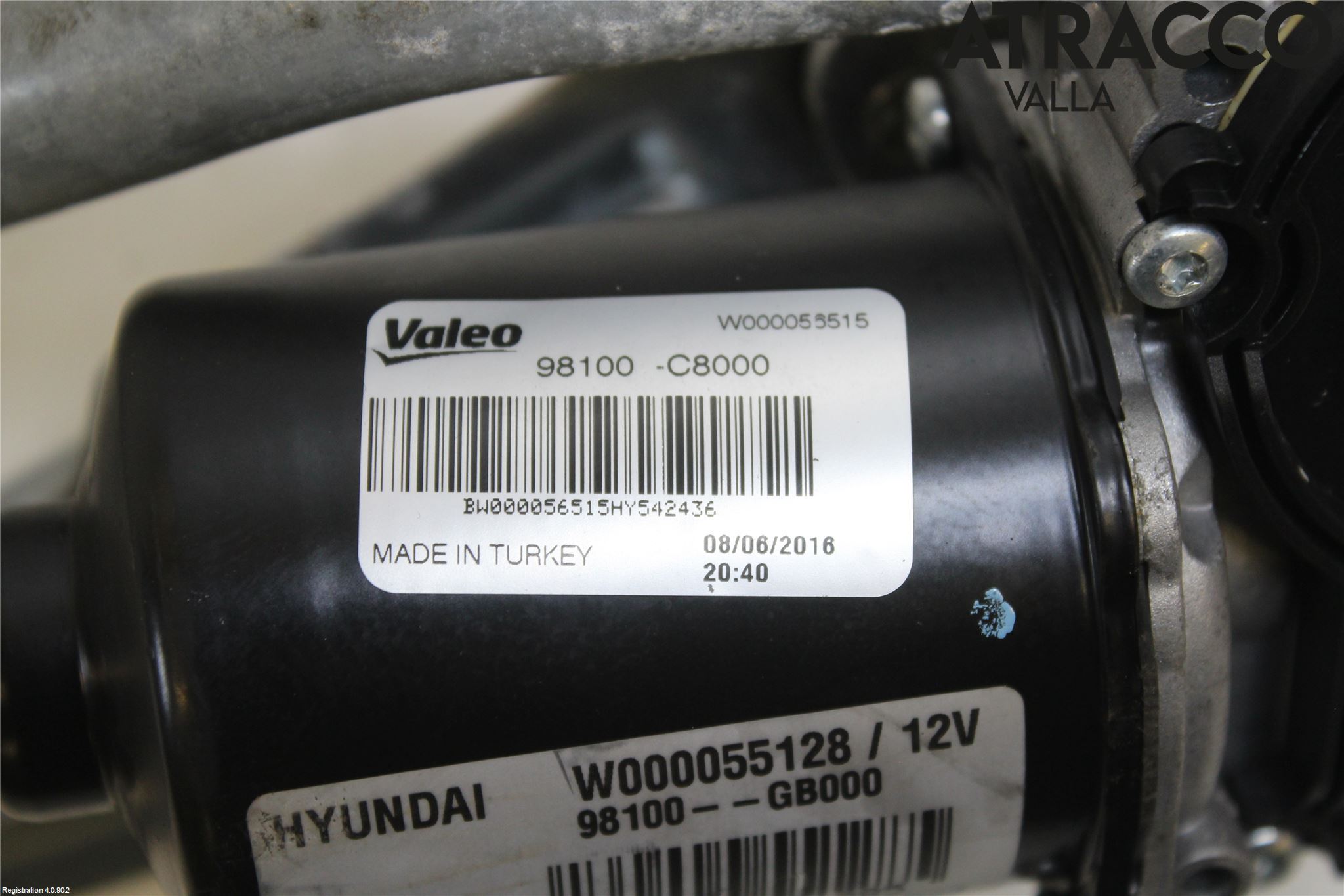 Hyundai i20 GB 15-20 Viskermotor Frontrute