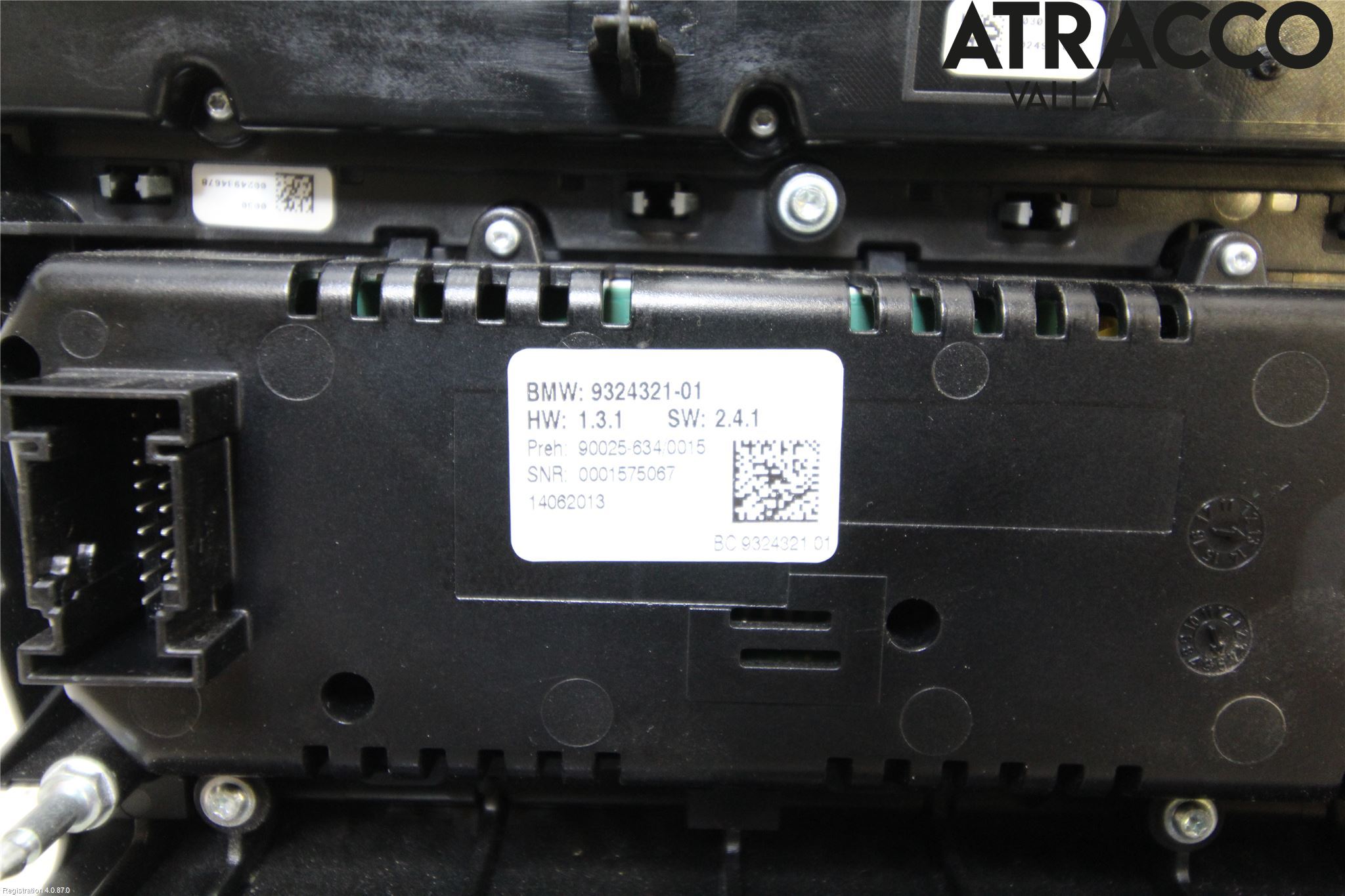 BMW 5 F10/F11/F18 09-17 Varme Ac Betjening-Display
